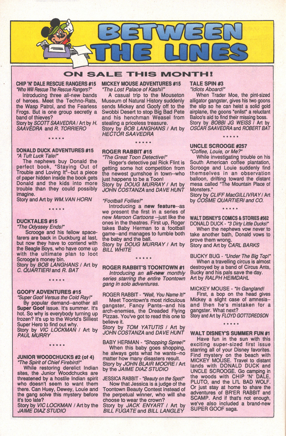 Read online Disney's Chip 'N Dale Rescue Rangers comic -  Issue #15 - 10