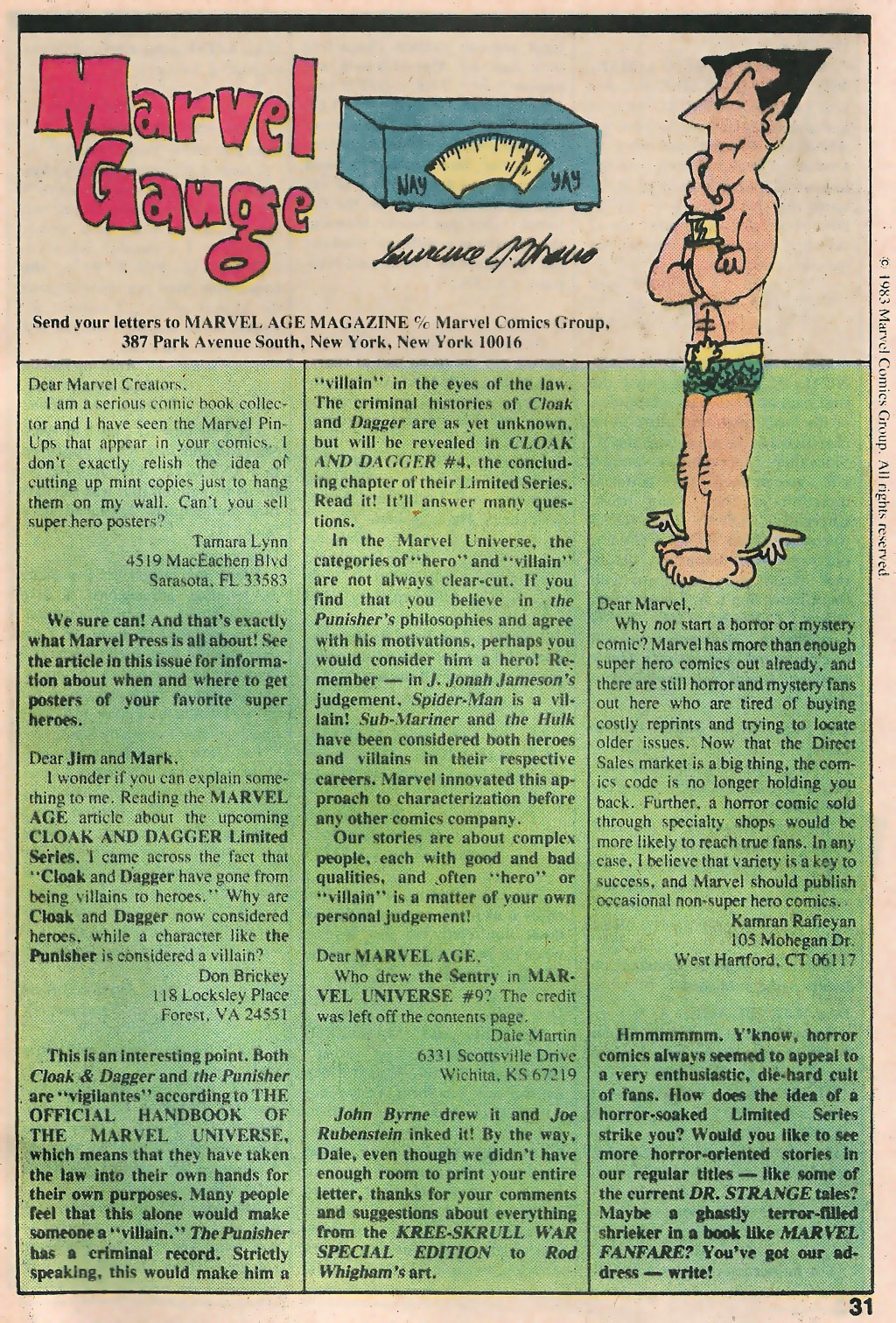 Read online Marvel Age comic -  Issue #11 - 33