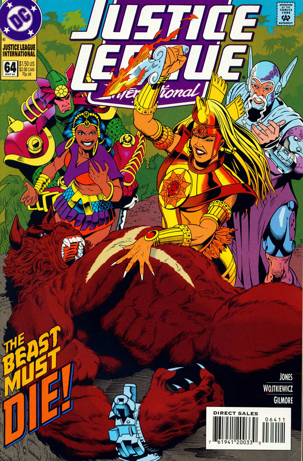 Read online Justice League International (1993) comic -  Issue #64 - 1