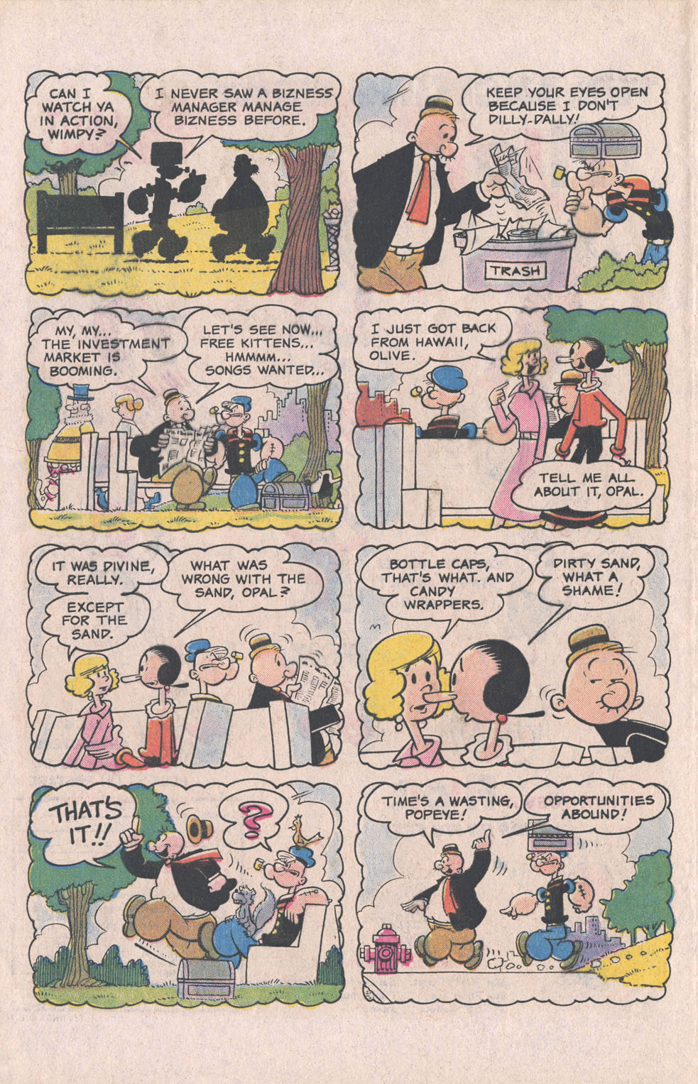Read online Popeye (1948) comic -  Issue #159 - 8