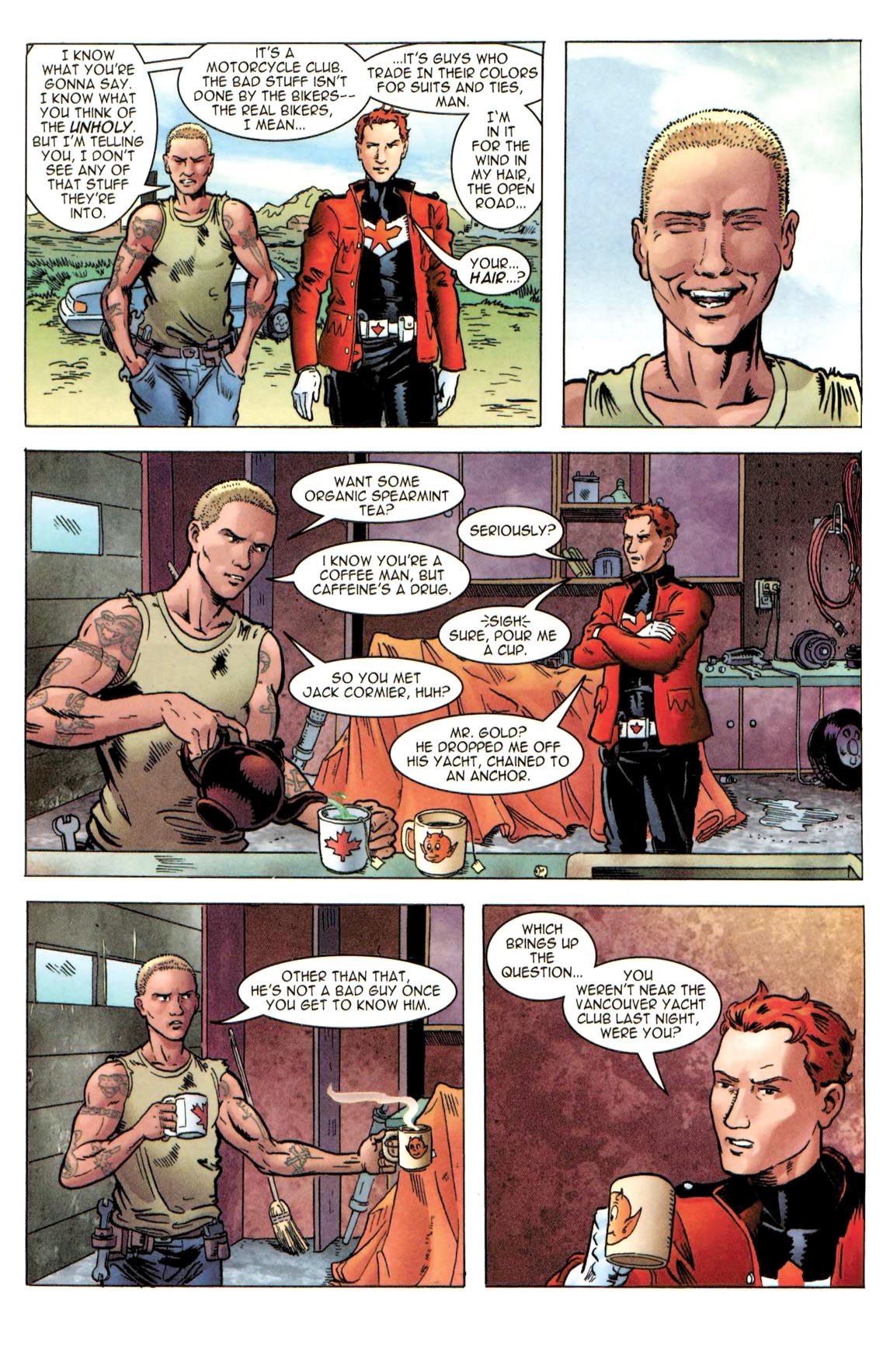 Read online Captain Canuck: Unholy War comic -  Issue #2 - 3