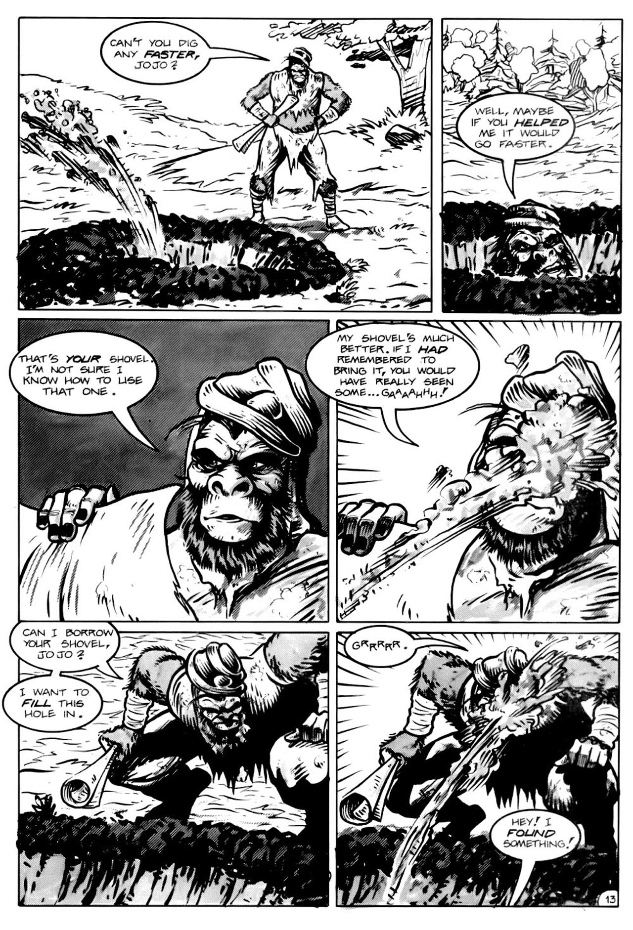 Read online Planet of the Apes (1990) comic -  Issue #13 - 15