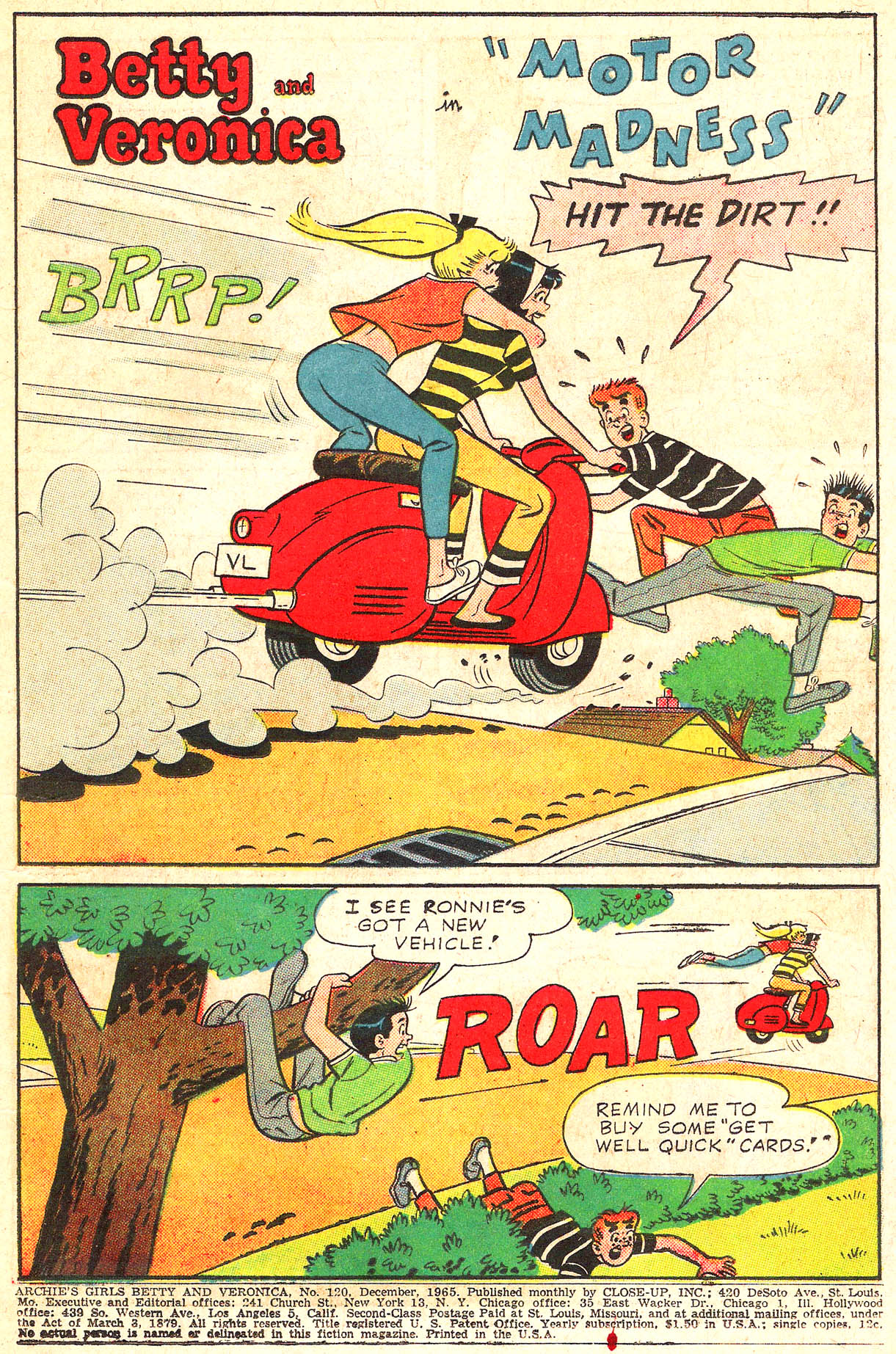 Read online Archie's Girls Betty and Veronica comic -  Issue #120 - 3