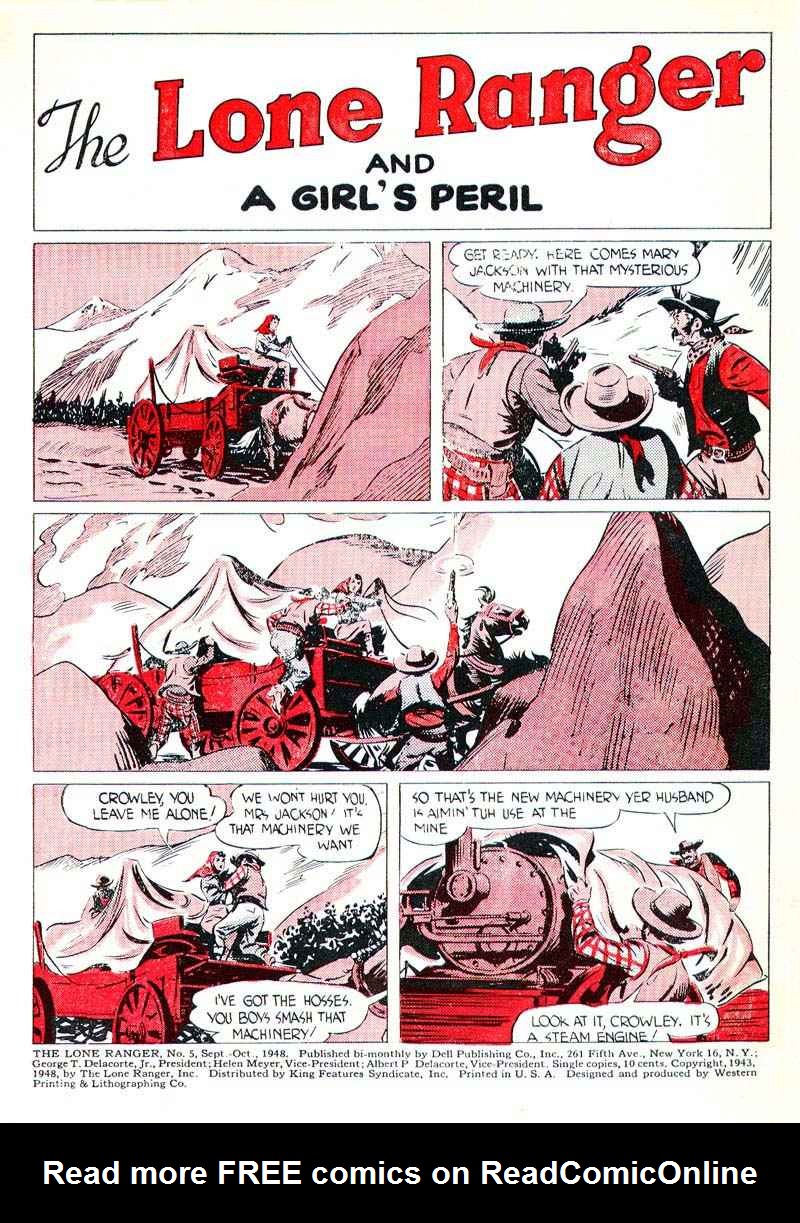 Read online The Lone Ranger (1948) comic -  Issue #5 - 2