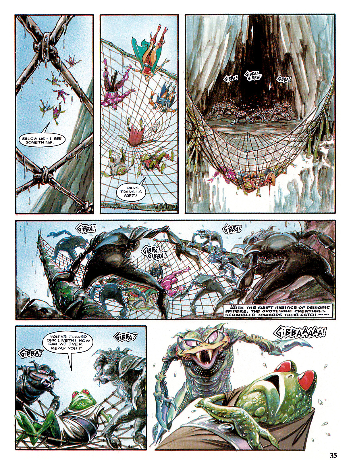 Read online Marvel Graphic Novel comic -  Issue #3 - The Chronicles of Genghis Grimtoad - 35