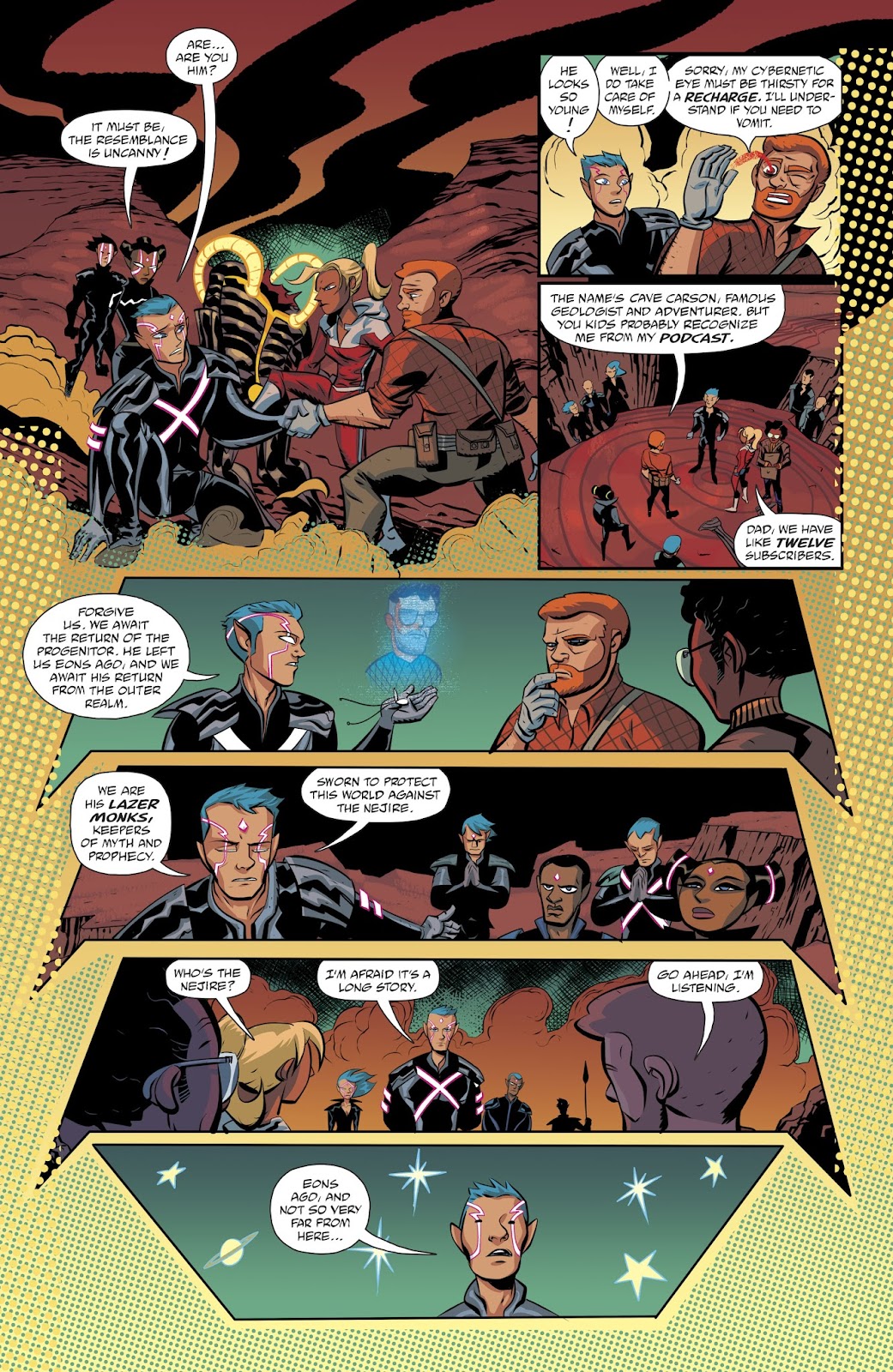 Cave Carson Has An Interstellar Eye issue 2 - Page 12