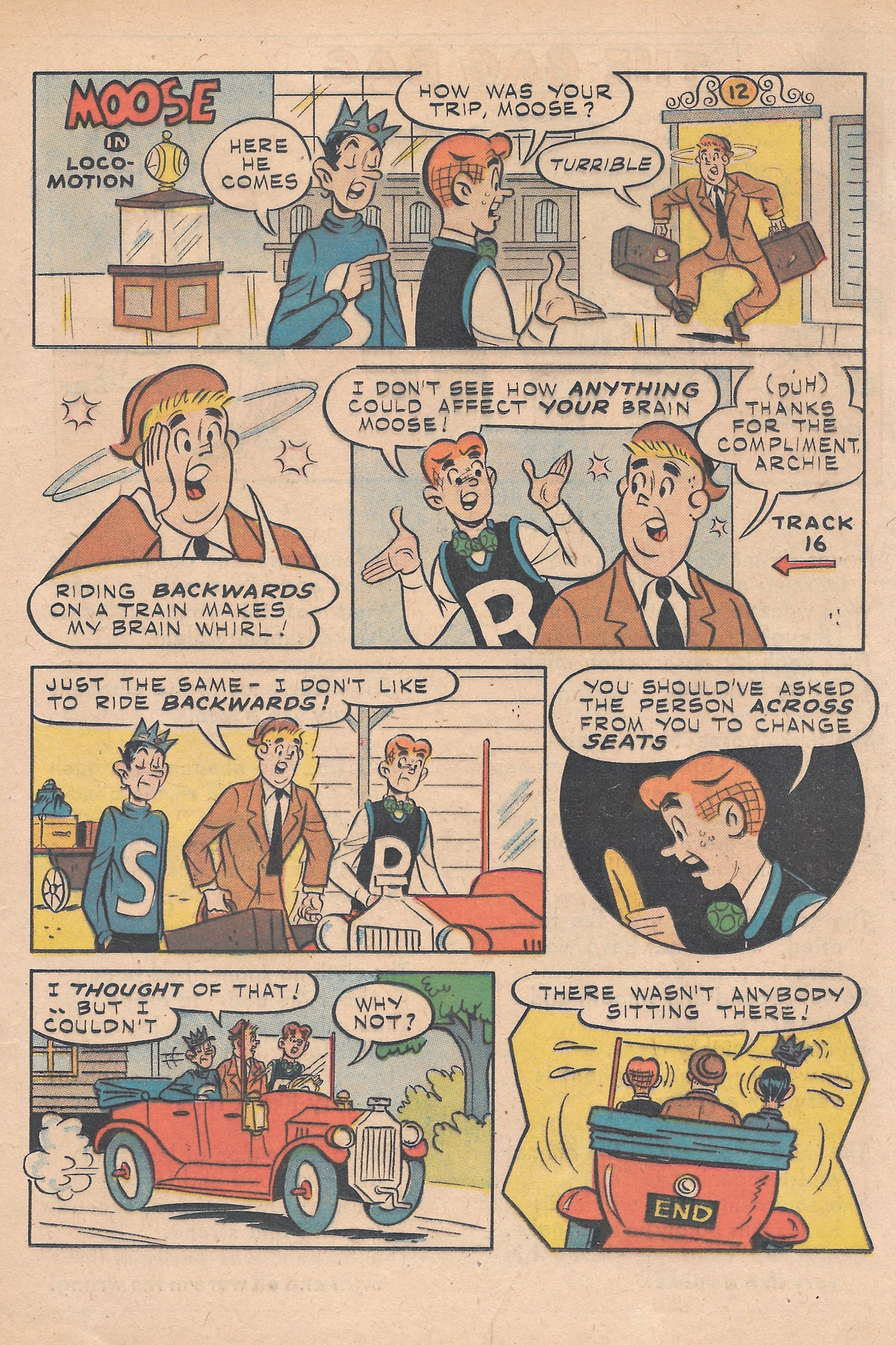 Read online Archie's Joke Book Magazine comic -  Issue #34 - 19