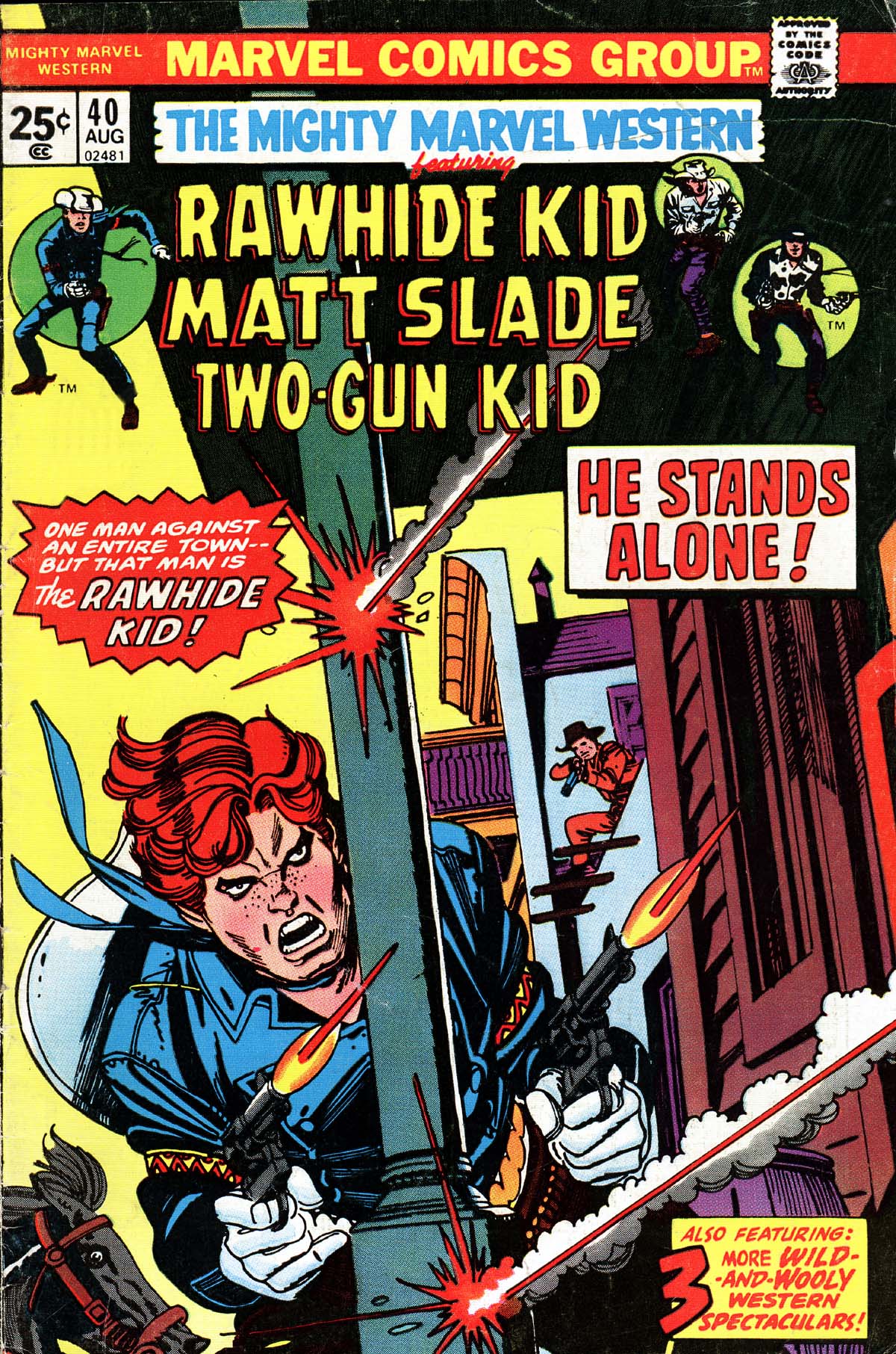 Read online The Mighty Marvel Western comic -  Issue #40 - 1