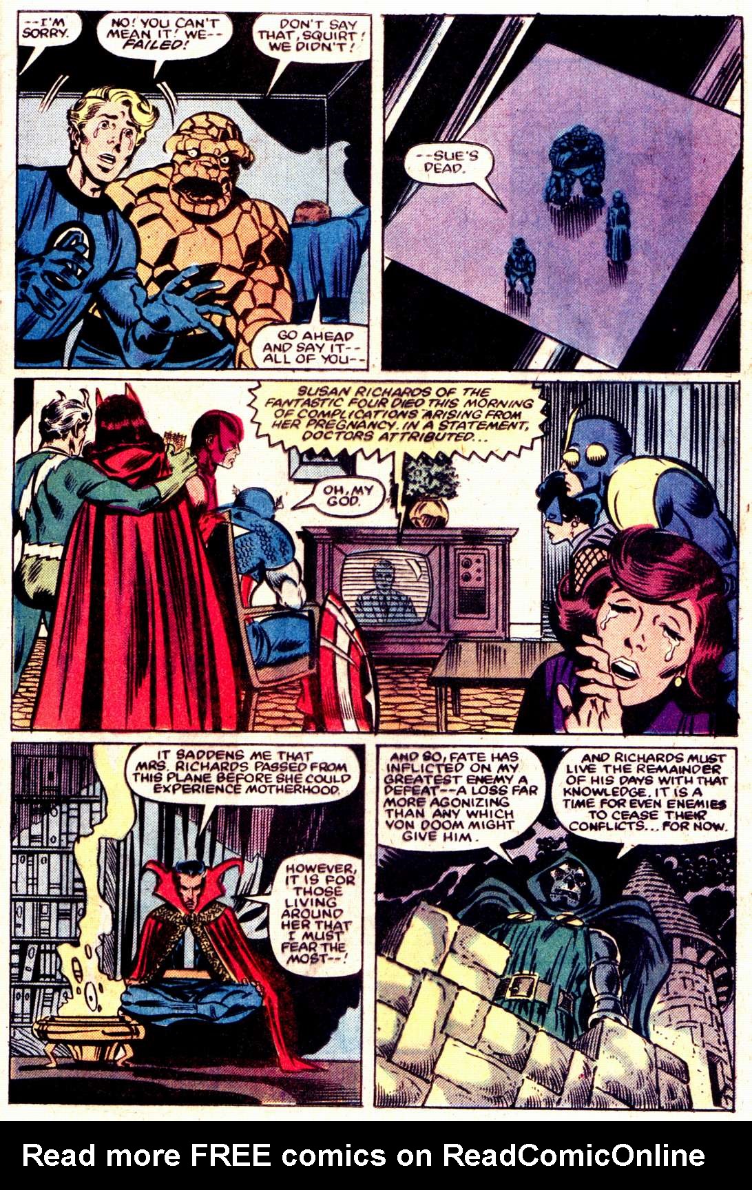 Read online What If? (1977) comic -  Issue #42 - The Invisible Girl had died - 14