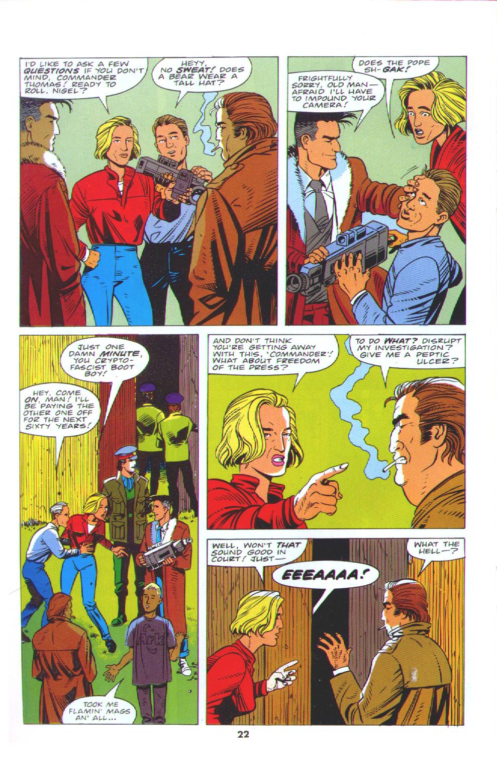 Read online The Knights of Pendragon comic -  Issue #1 - 22