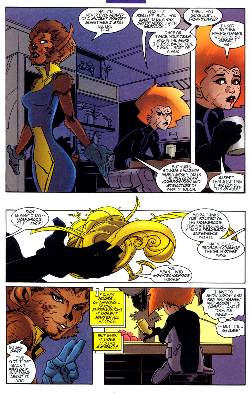 Read online Warlock (1999) comic -  Issue #7 - 12