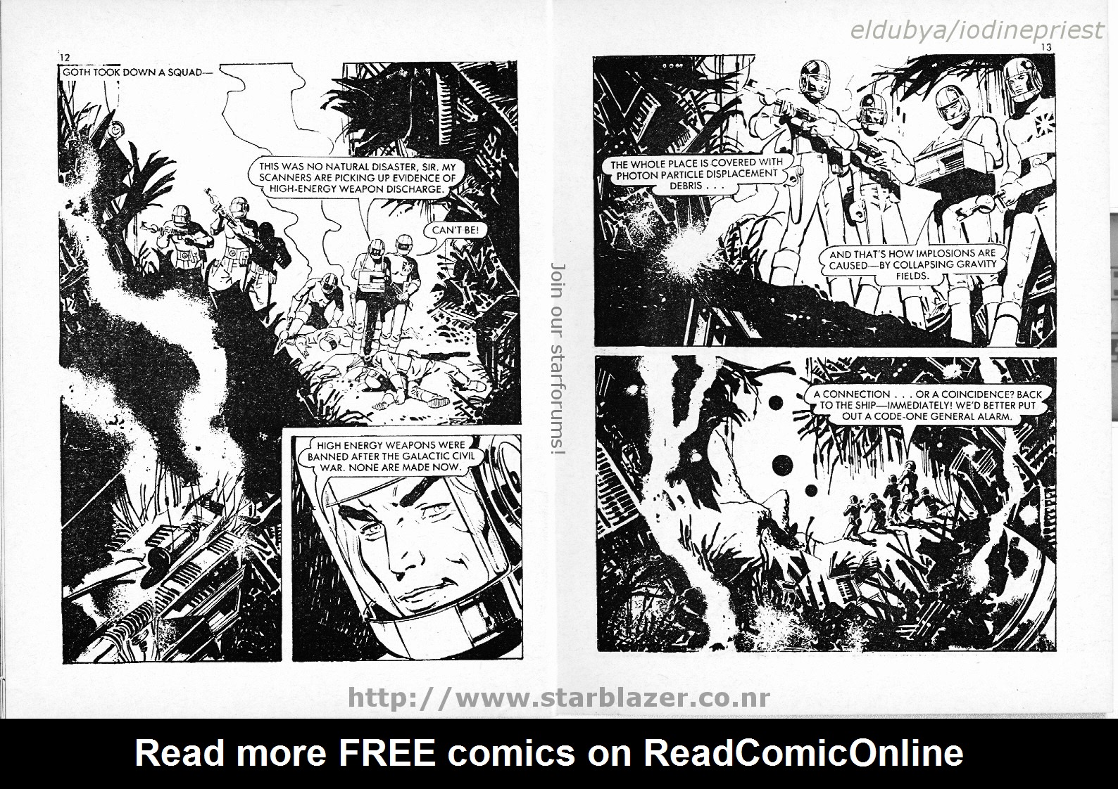 Read online Starblazer comic -  Issue #156 - 8