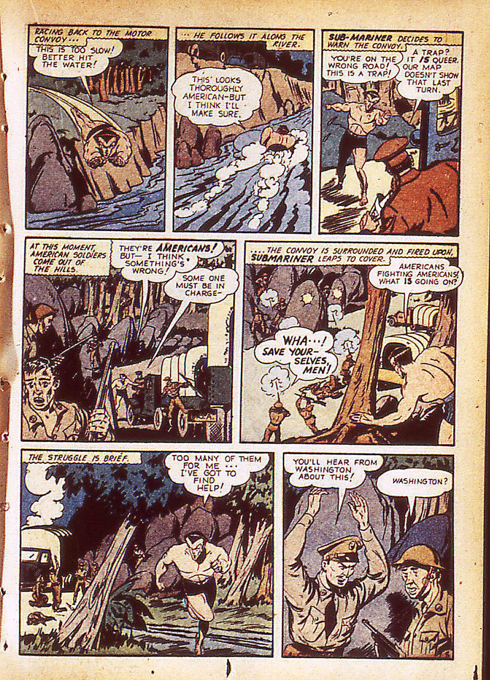 Read online Sub-Mariner Comics comic -  Issue #8 - 32