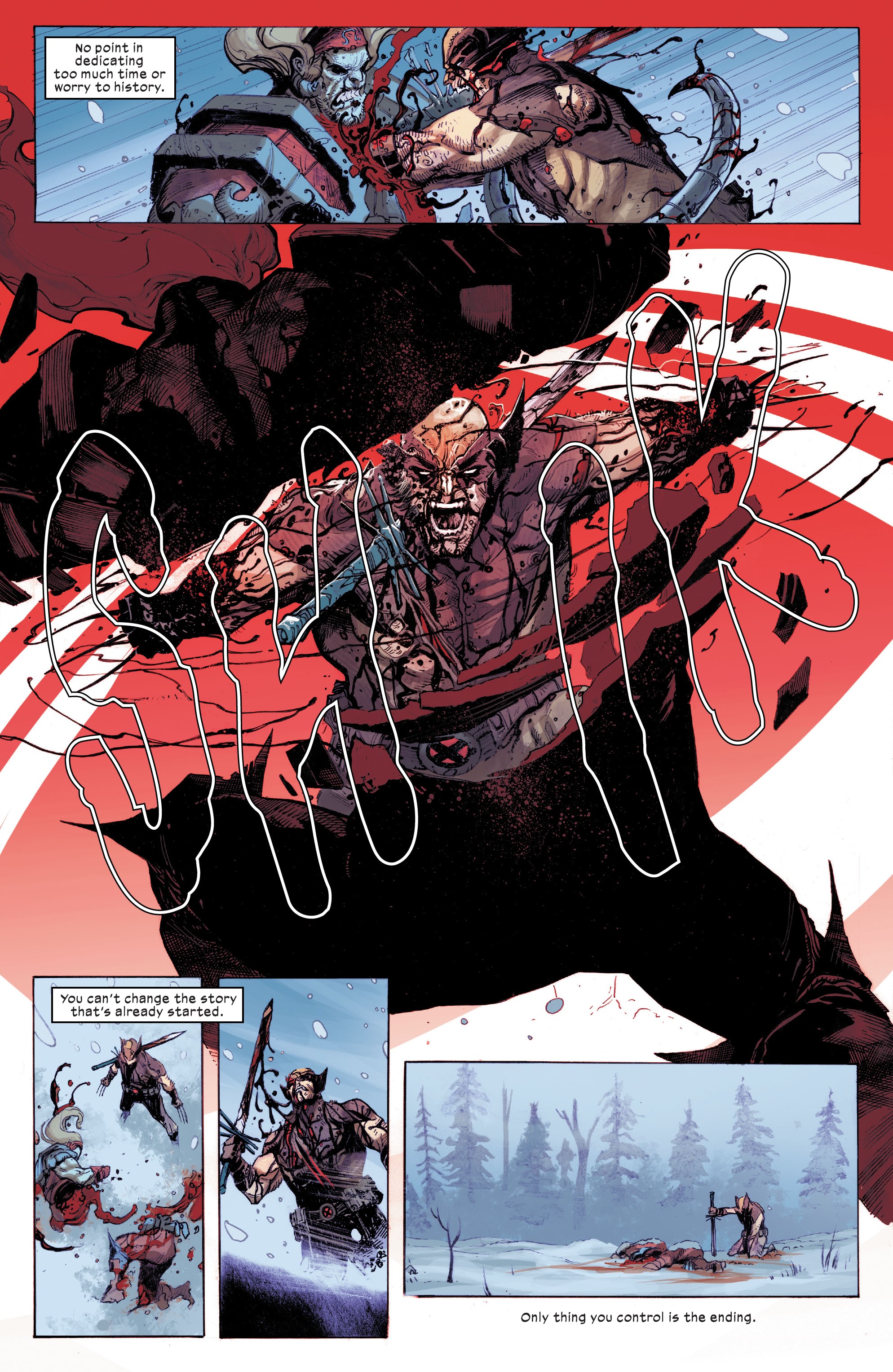 Read online X Lives Of Wolverine comic -  Issue #5 - 21