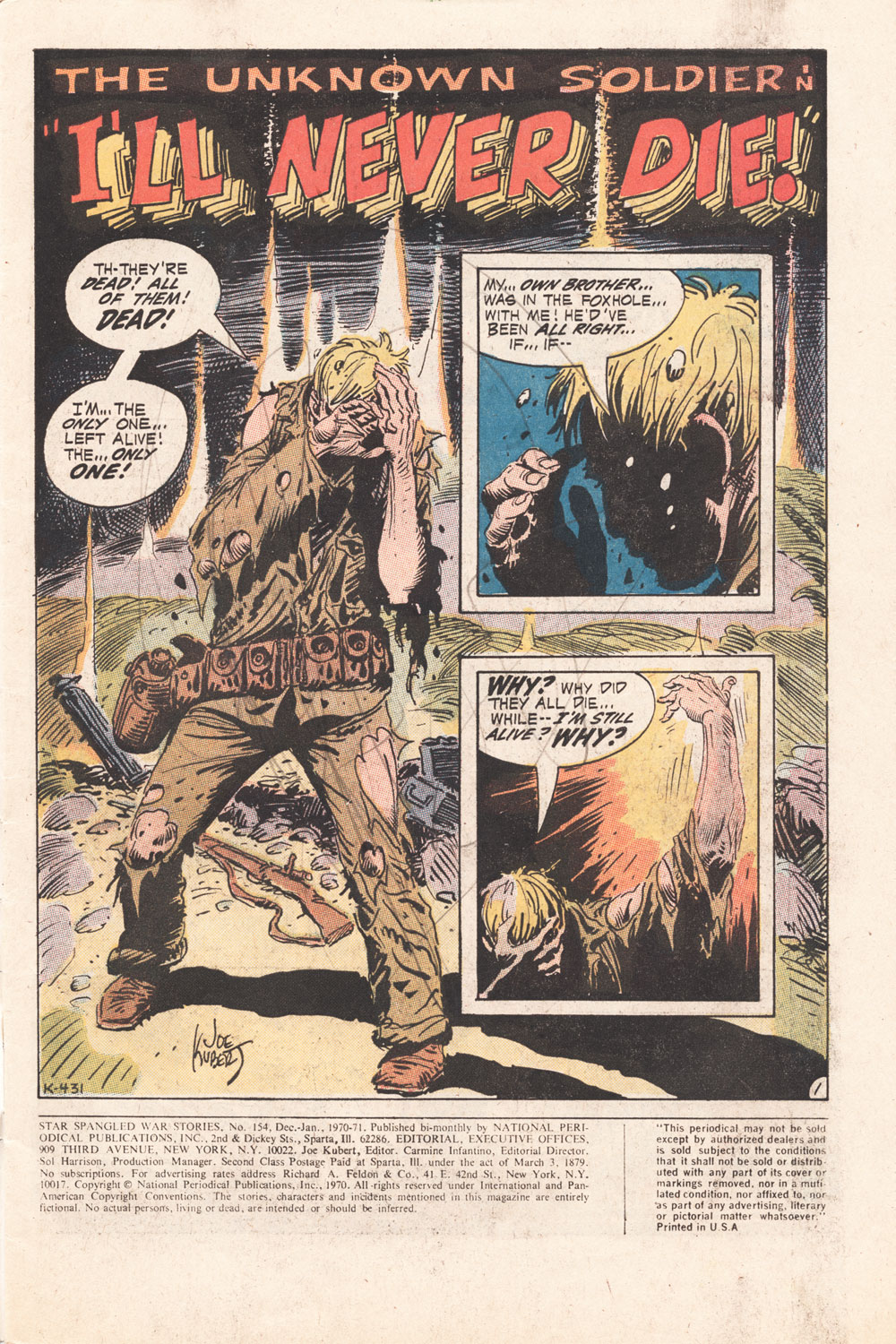 Read online Star Spangled War Stories (1952) comic -  Issue #154 - 3