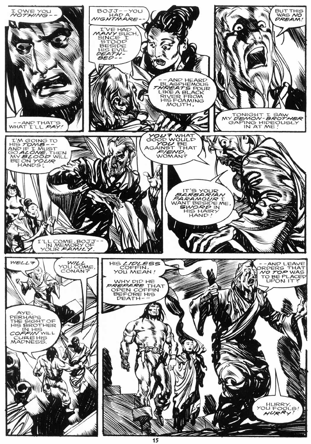 Read online The Savage Sword Of Conan comic -  Issue #224 - 17