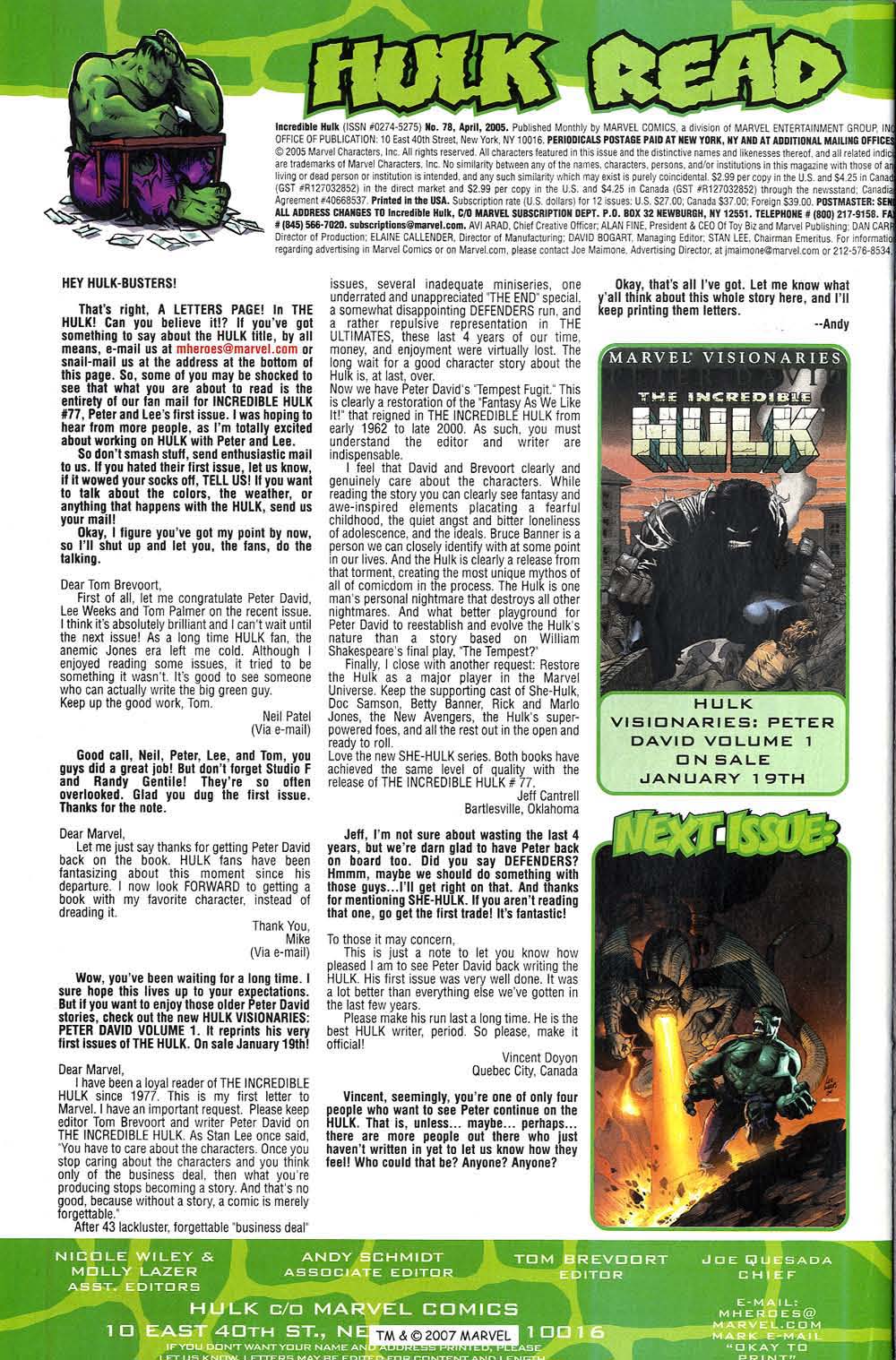 The Incredible Hulk (2000) Issue #78 #67 - English 32