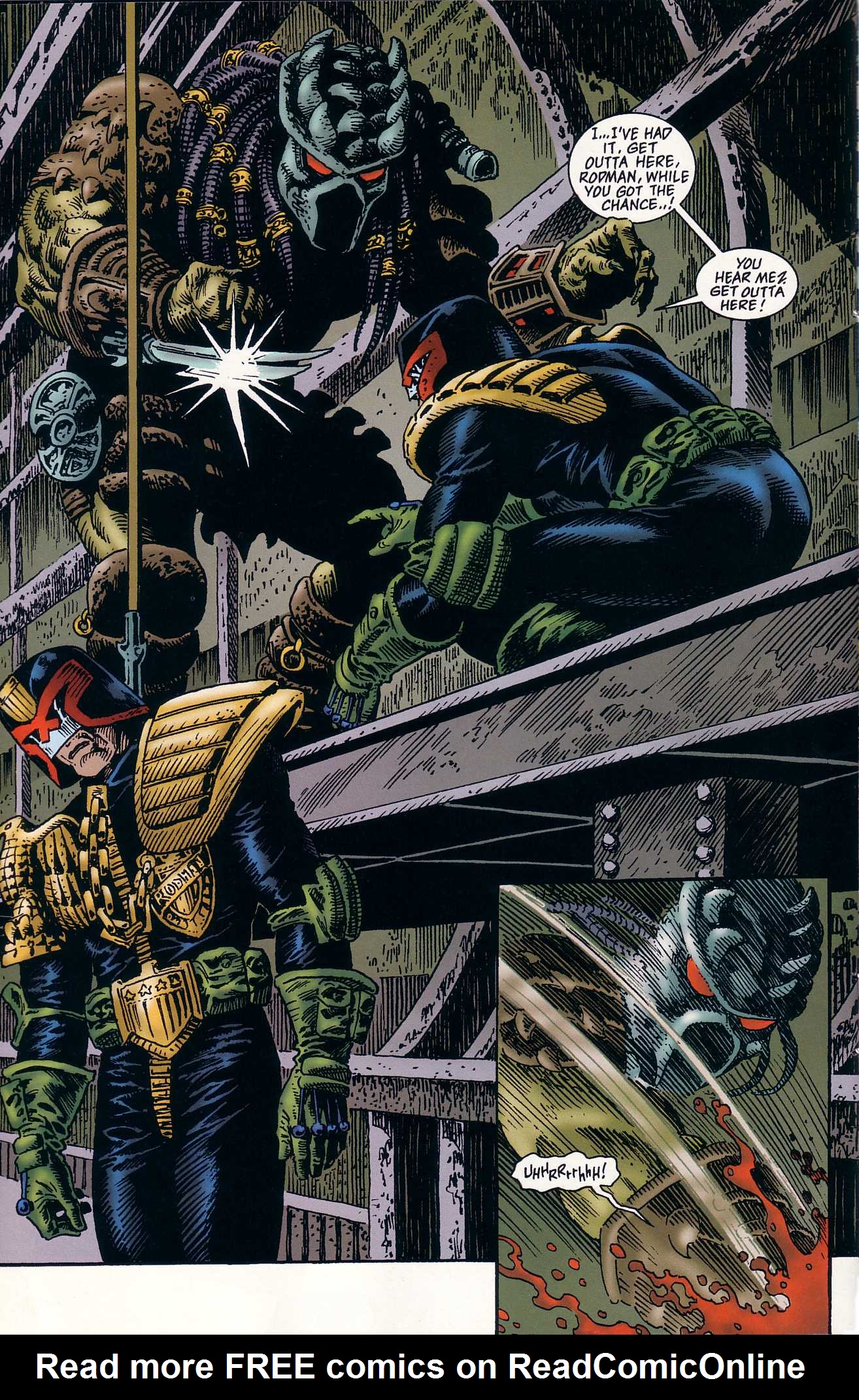 Read online Predator Versus Judge Dredd comic -  Issue #2 - 14