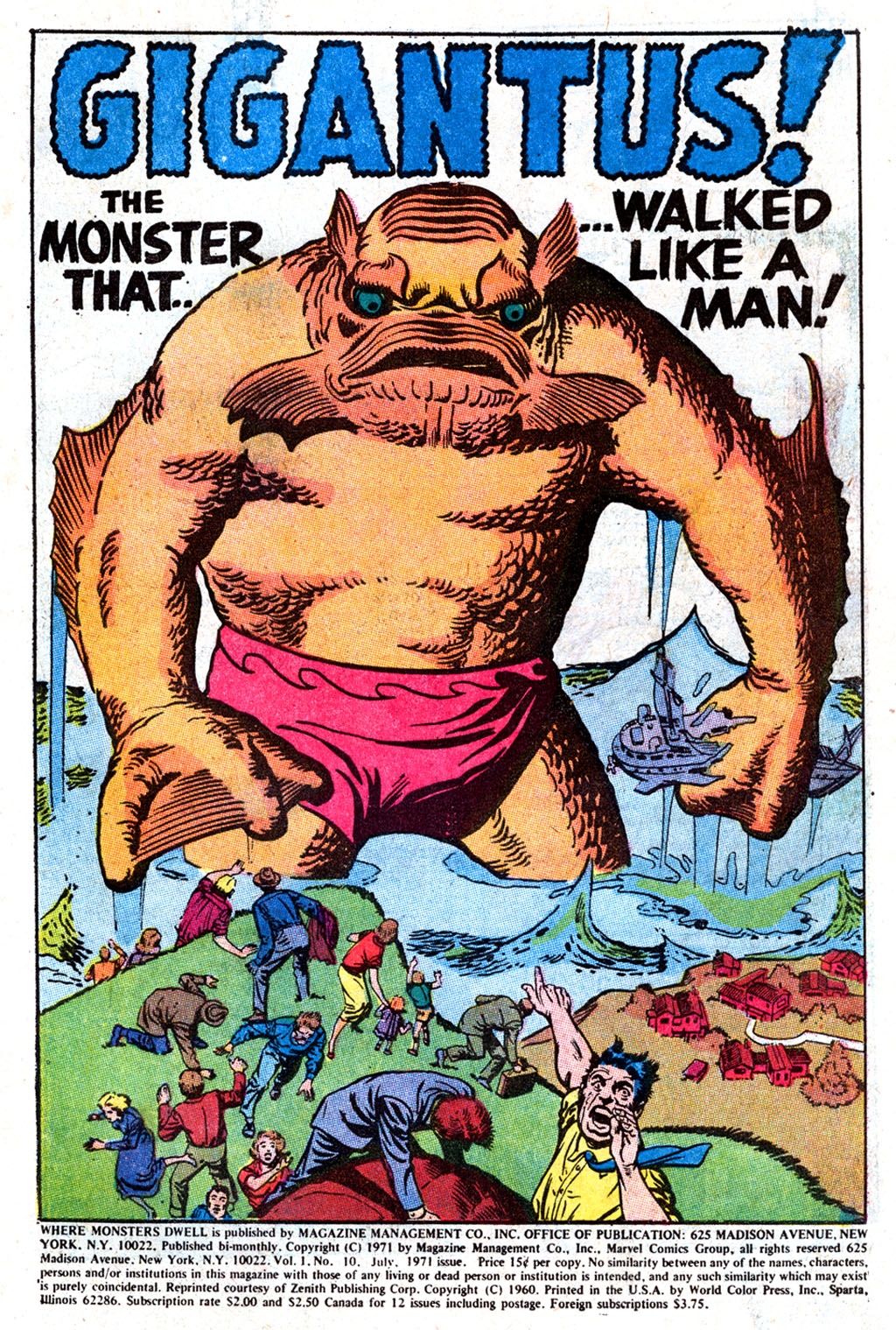 Read online Where Monsters Dwell (1970) comic -  Issue #10 - 3