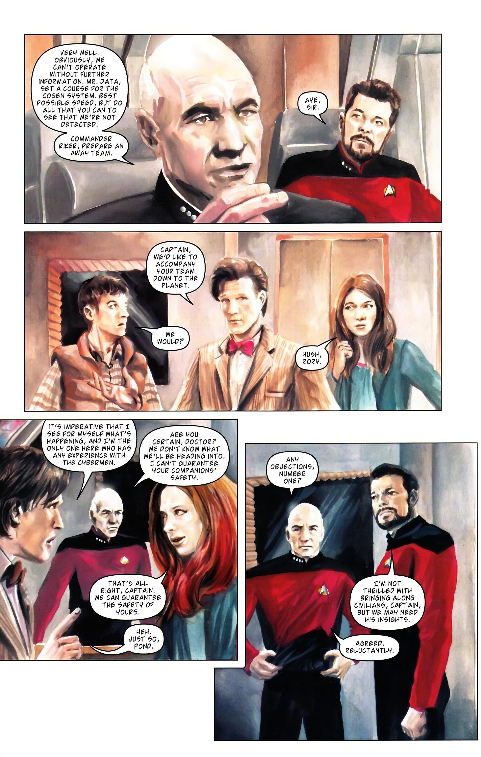 Read online Star Trek: The Next Generation/Doctor Who: Assimilation² comic -  Issue #4 - 12