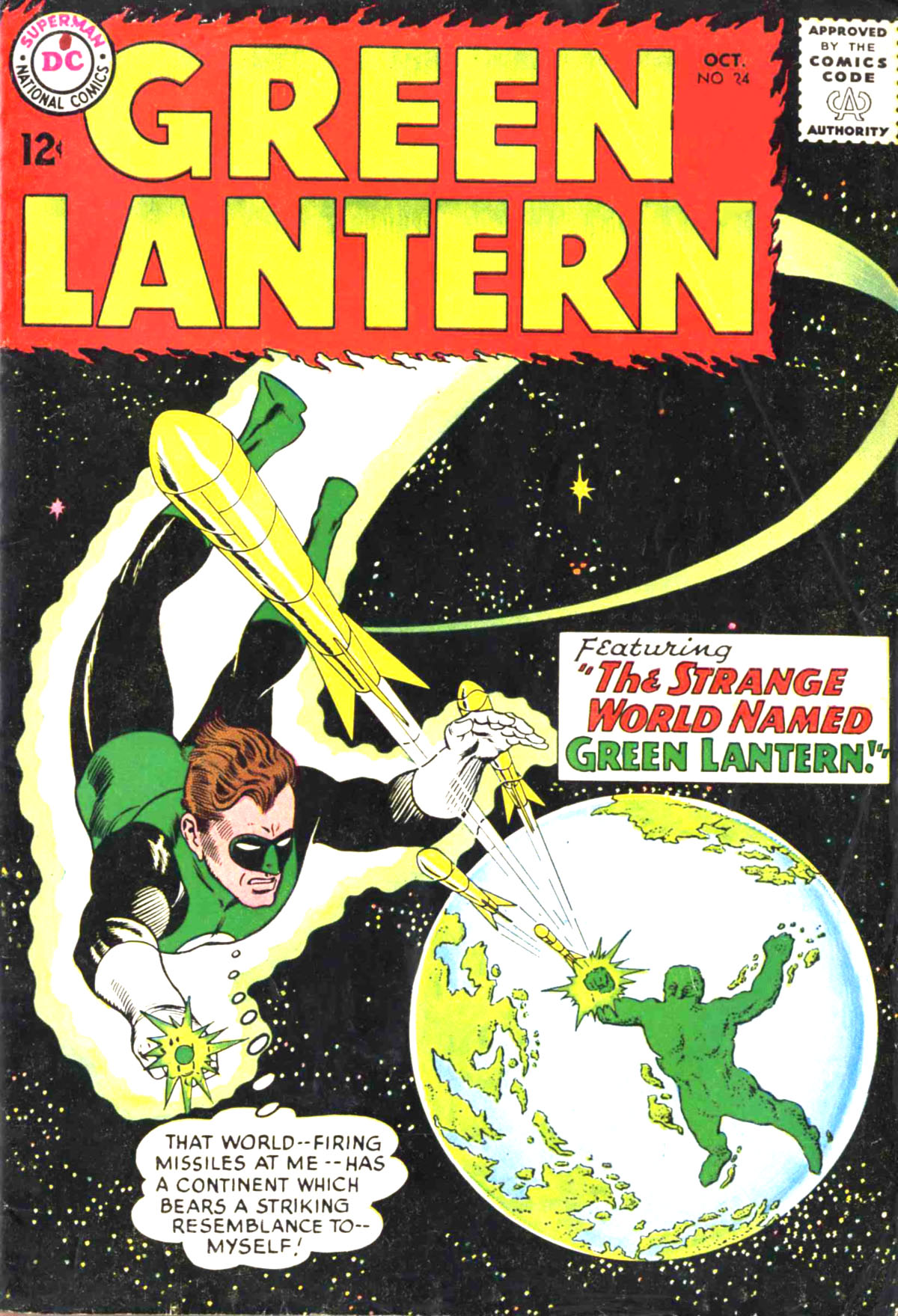 Read online Green Lantern (1960) comic -  Issue #24 - 1