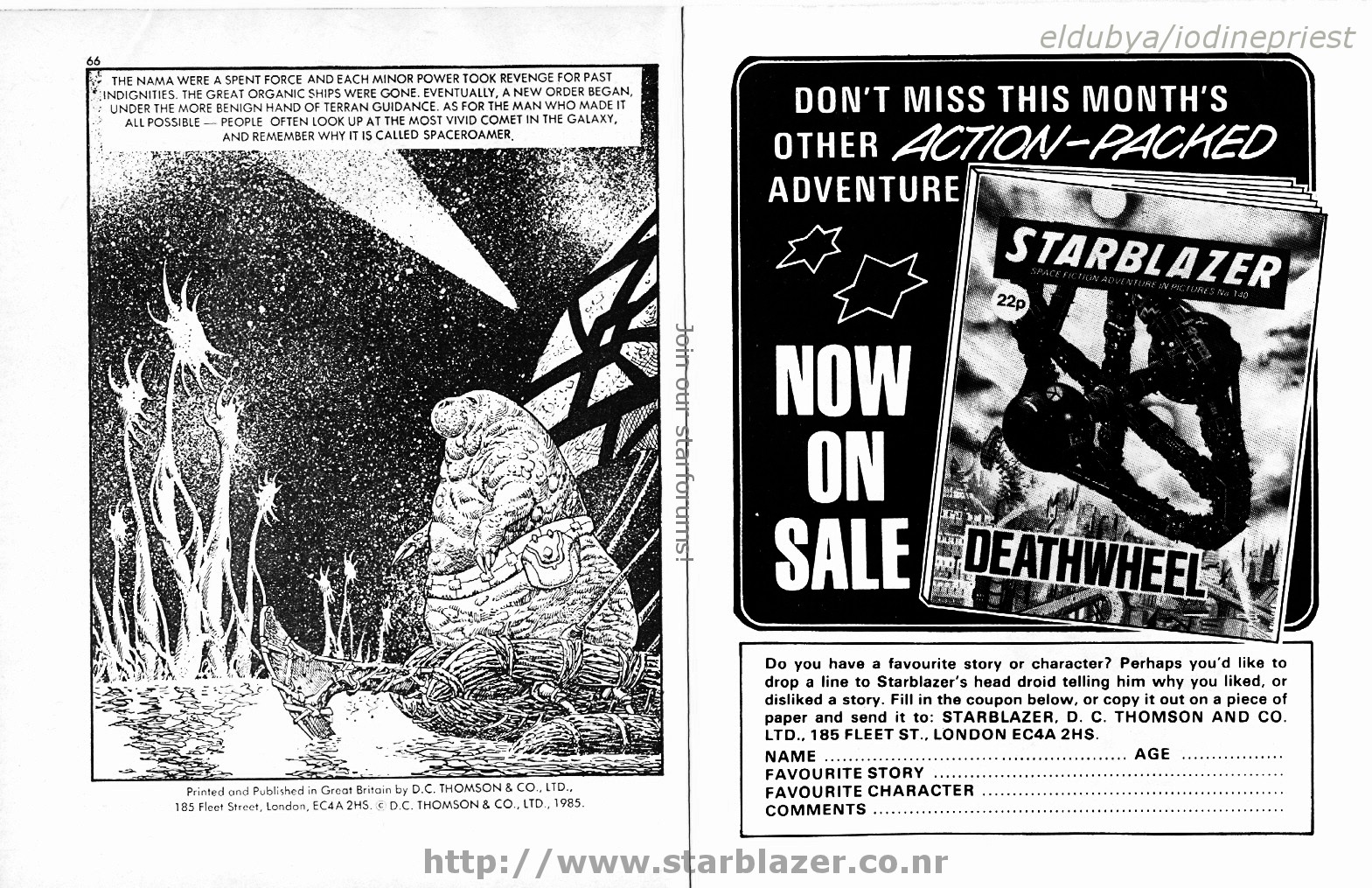 Read online Starblazer comic -  Issue #141 - 35