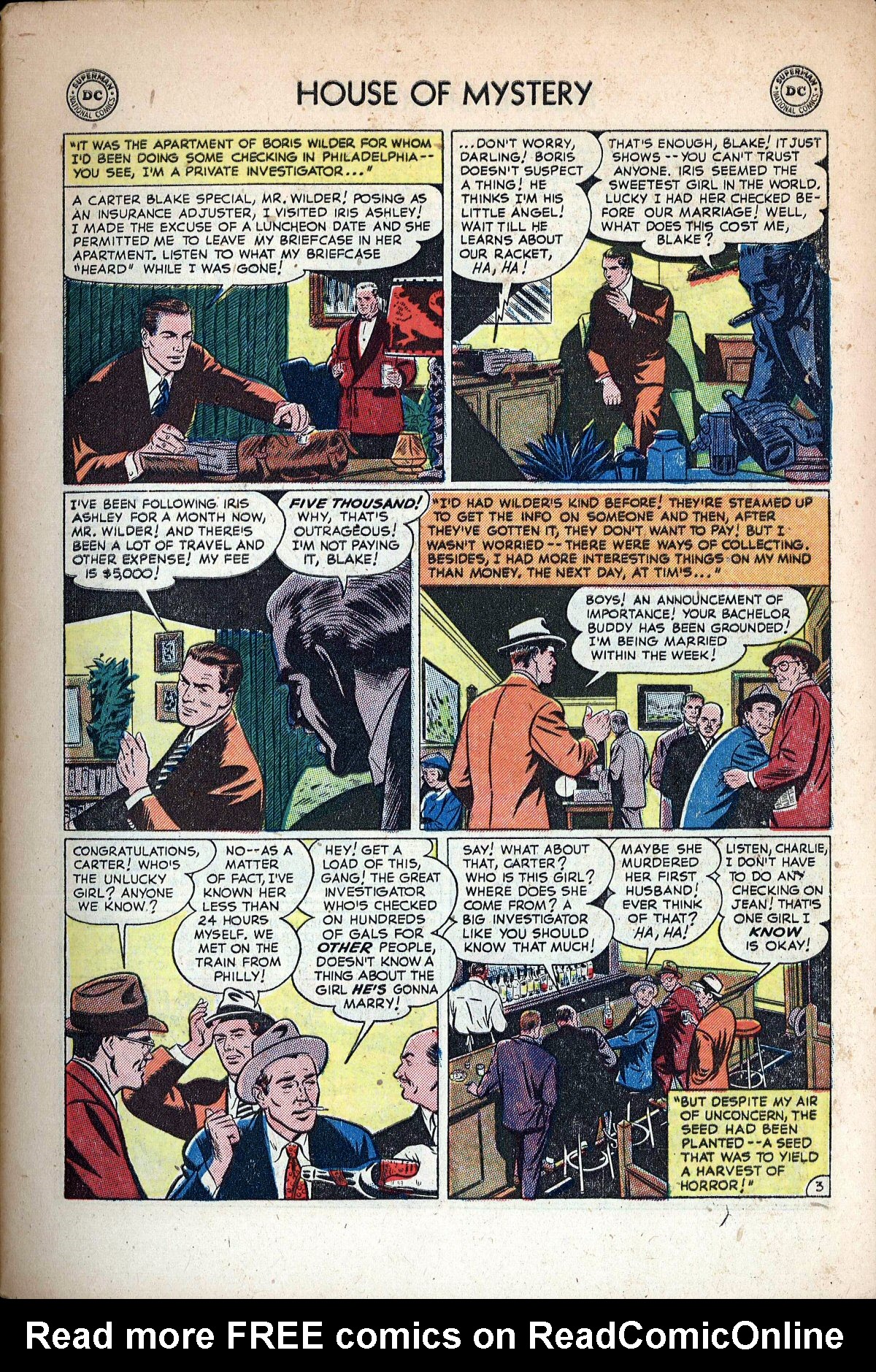 Read online House of Mystery (1951) comic -  Issue #1 - 6
