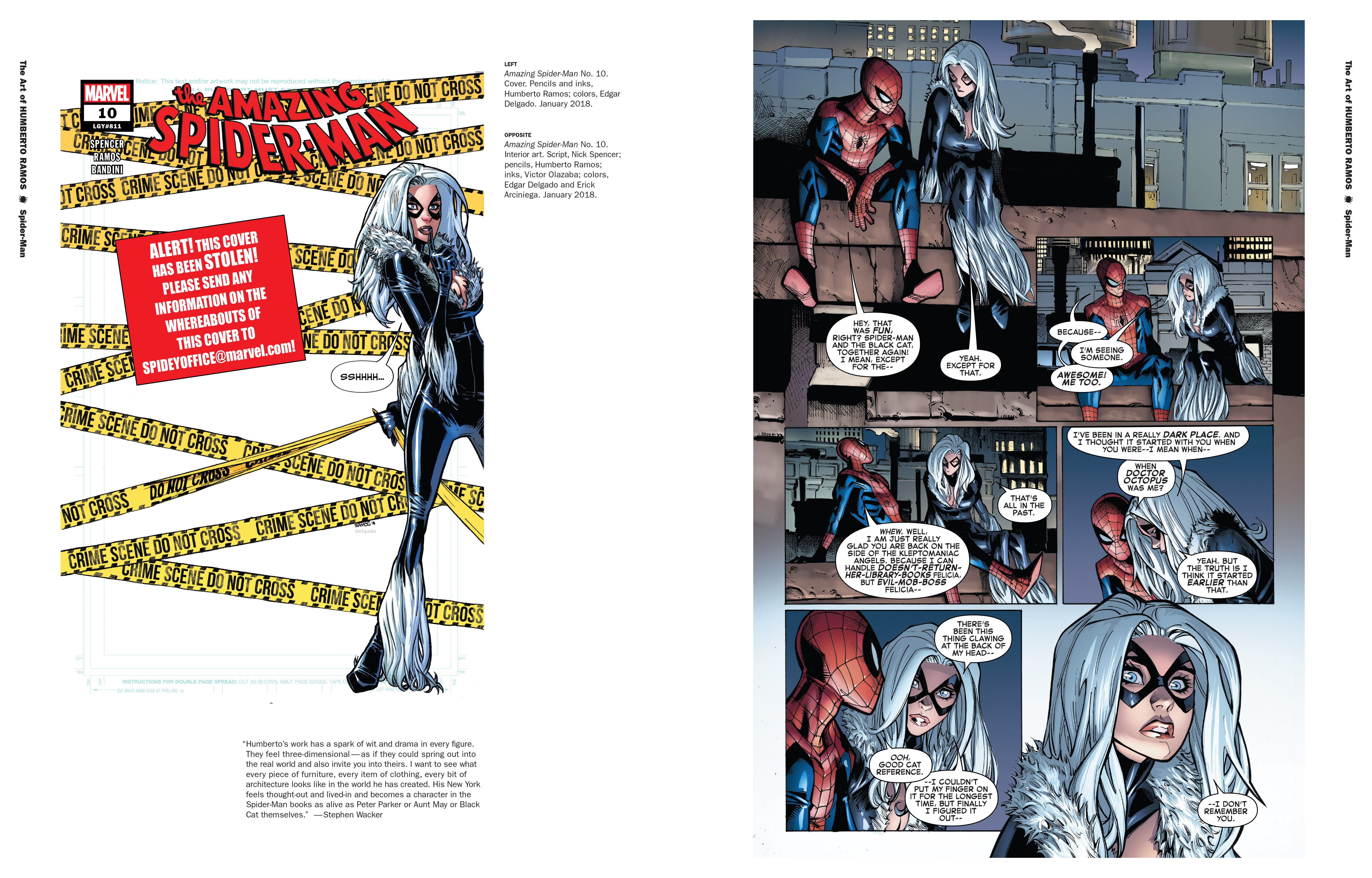 Read online Marvel Monograph: The Art of Humberto Ramos: Spider-Man comic -  Issue # TPB - 29