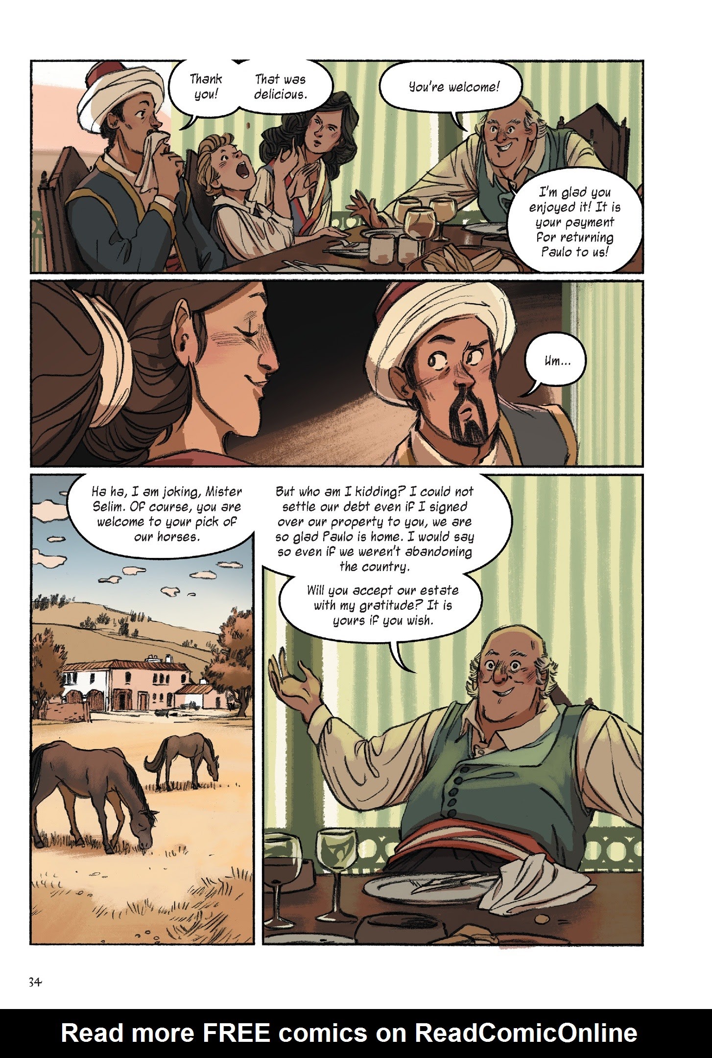 Read online Delilah Dirk and the King's Shilling comic -  Issue # TPB (Part 1) - 39