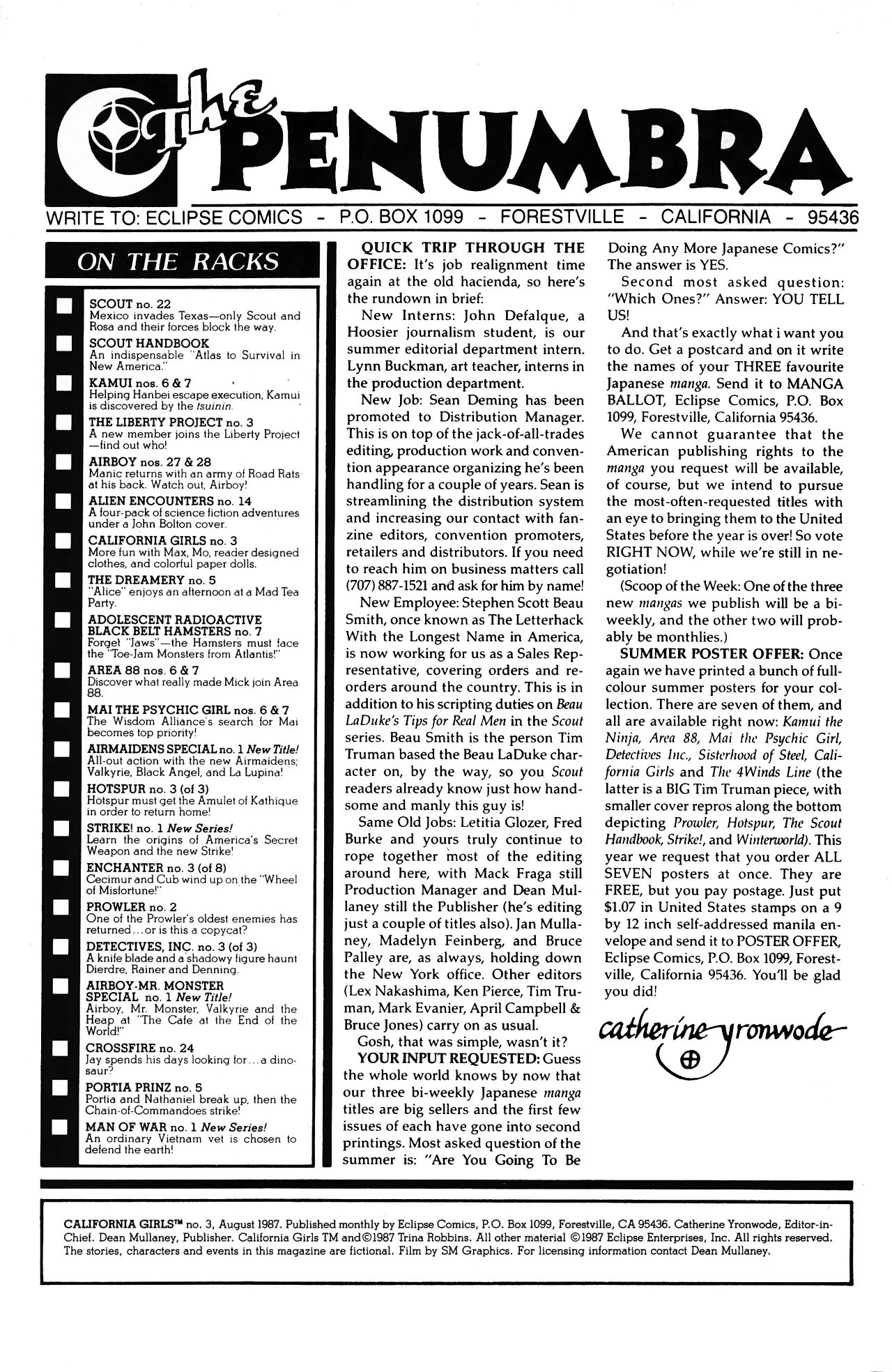 Read online California Girls comic -  Issue #3 - 2
