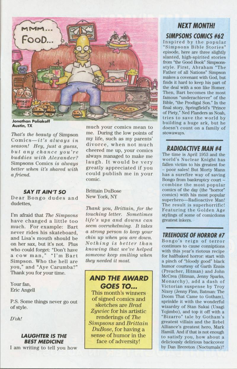 Read online Simpsons Comics comic -  Issue #61 - 28