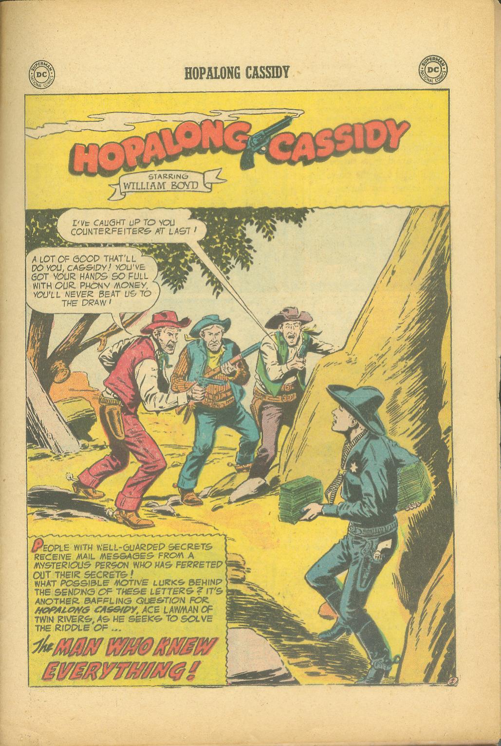 Read online Hopalong Cassidy comic -  Issue #105 - 25