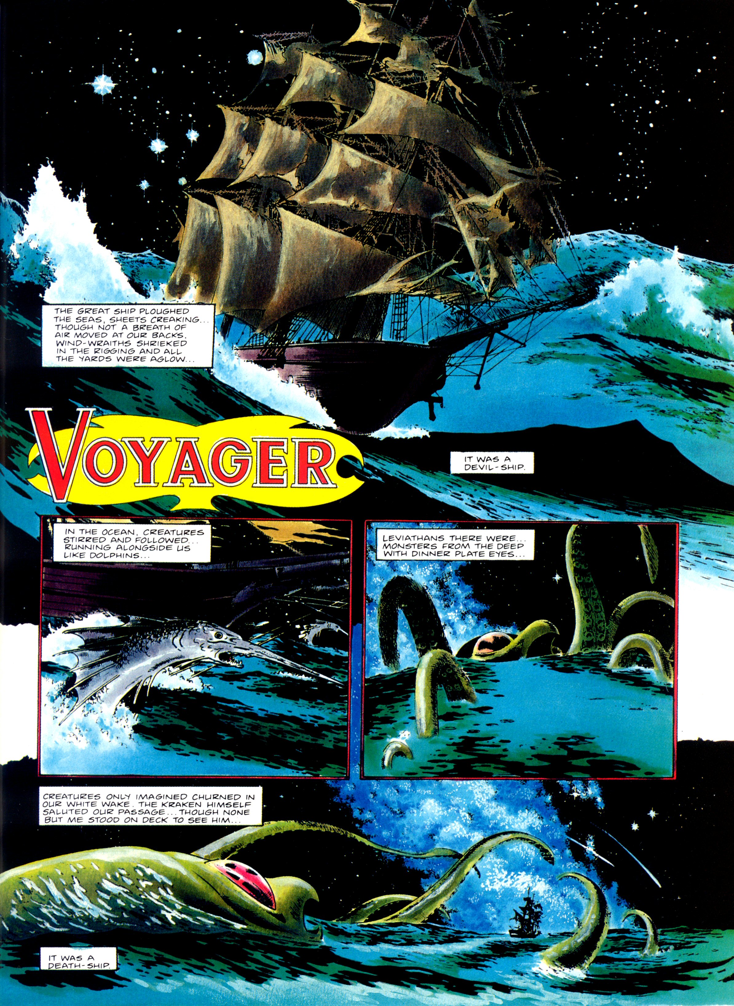 Read online Marvel Graphic Novel comic -  Issue #1 Doctor Who - Voyager - 4
