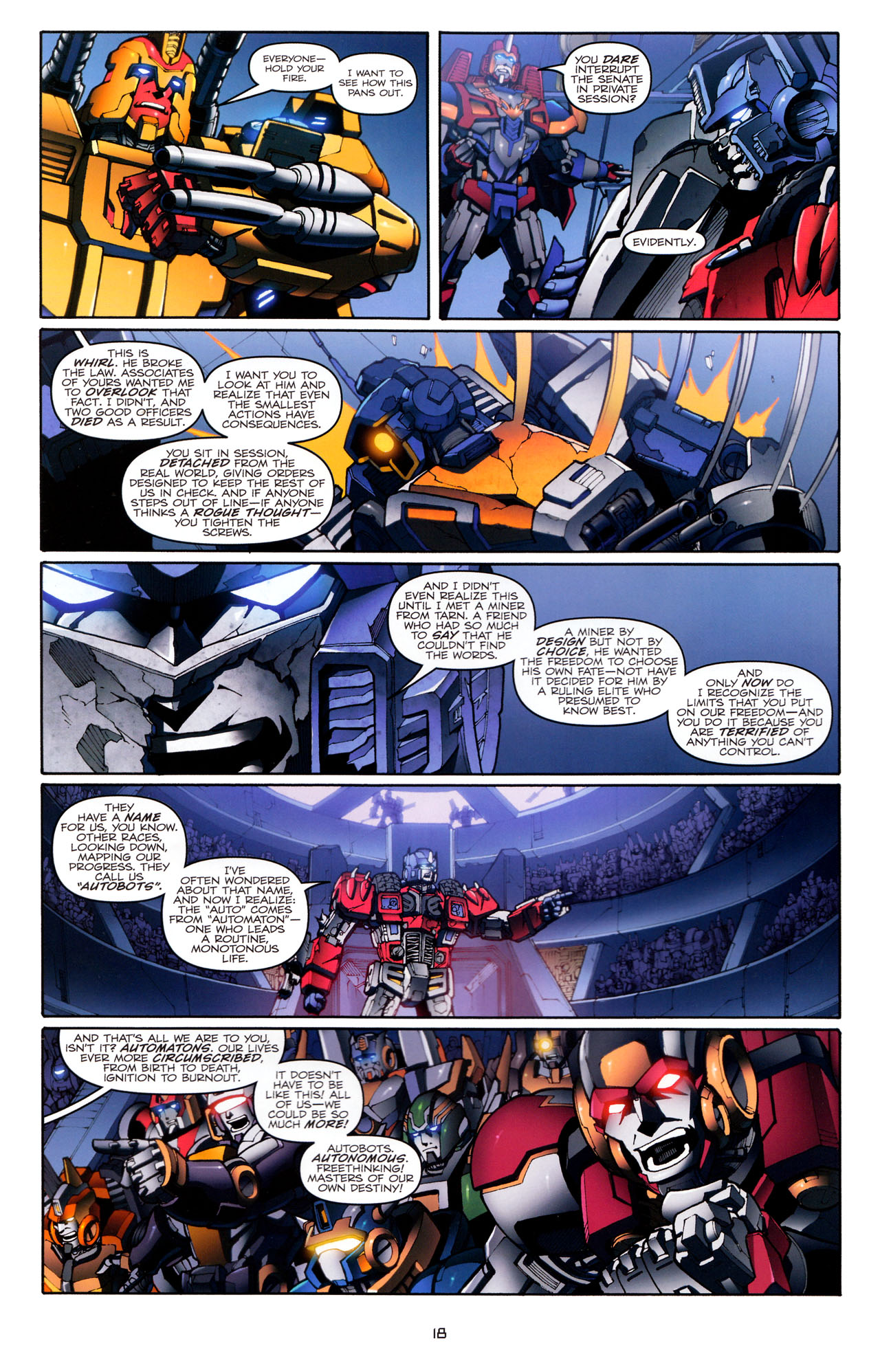 Read online The Transformers (2009) comic -  Issue #23 - 21