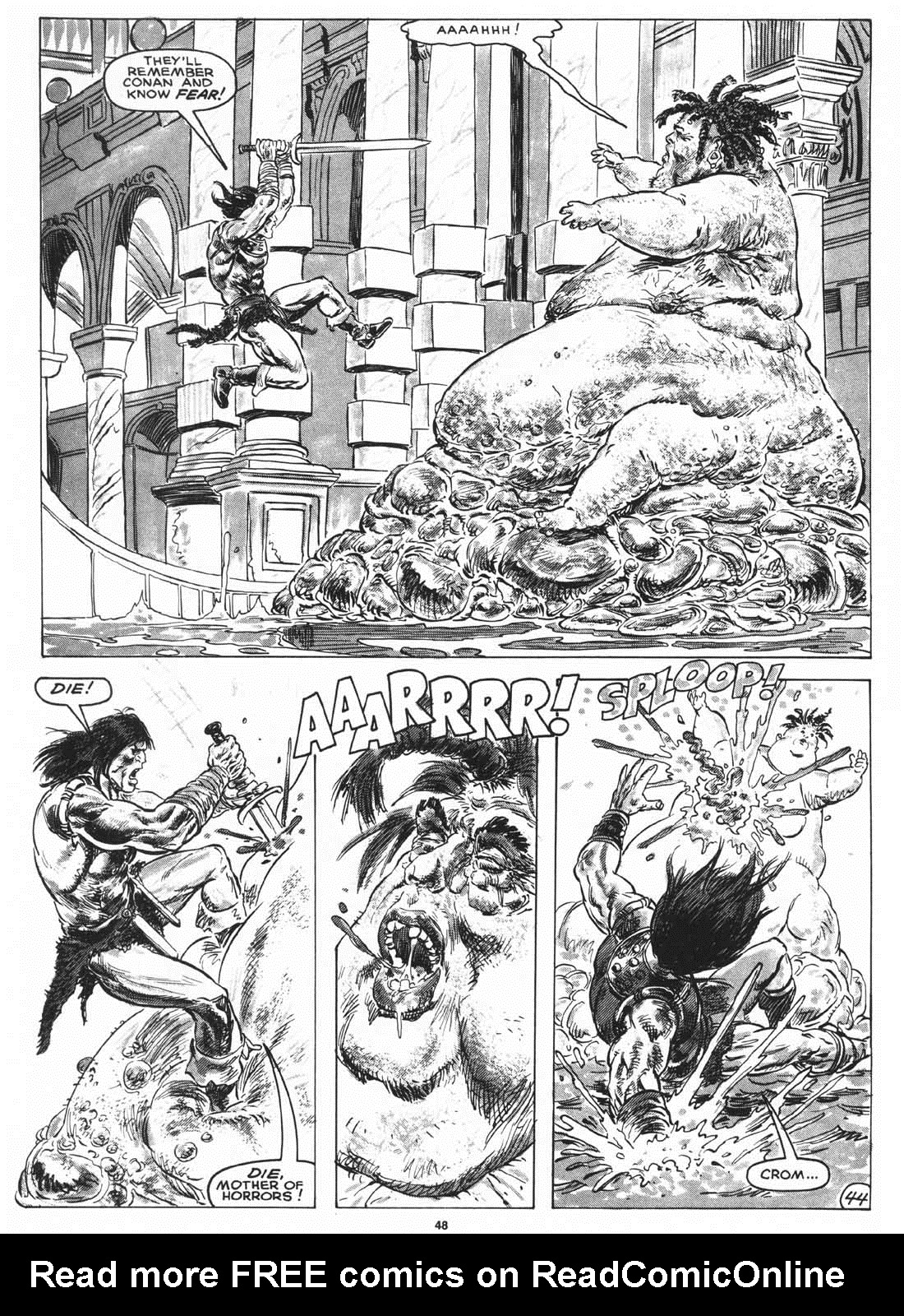 Read online The Savage Sword Of Conan comic -  Issue #161 - 47