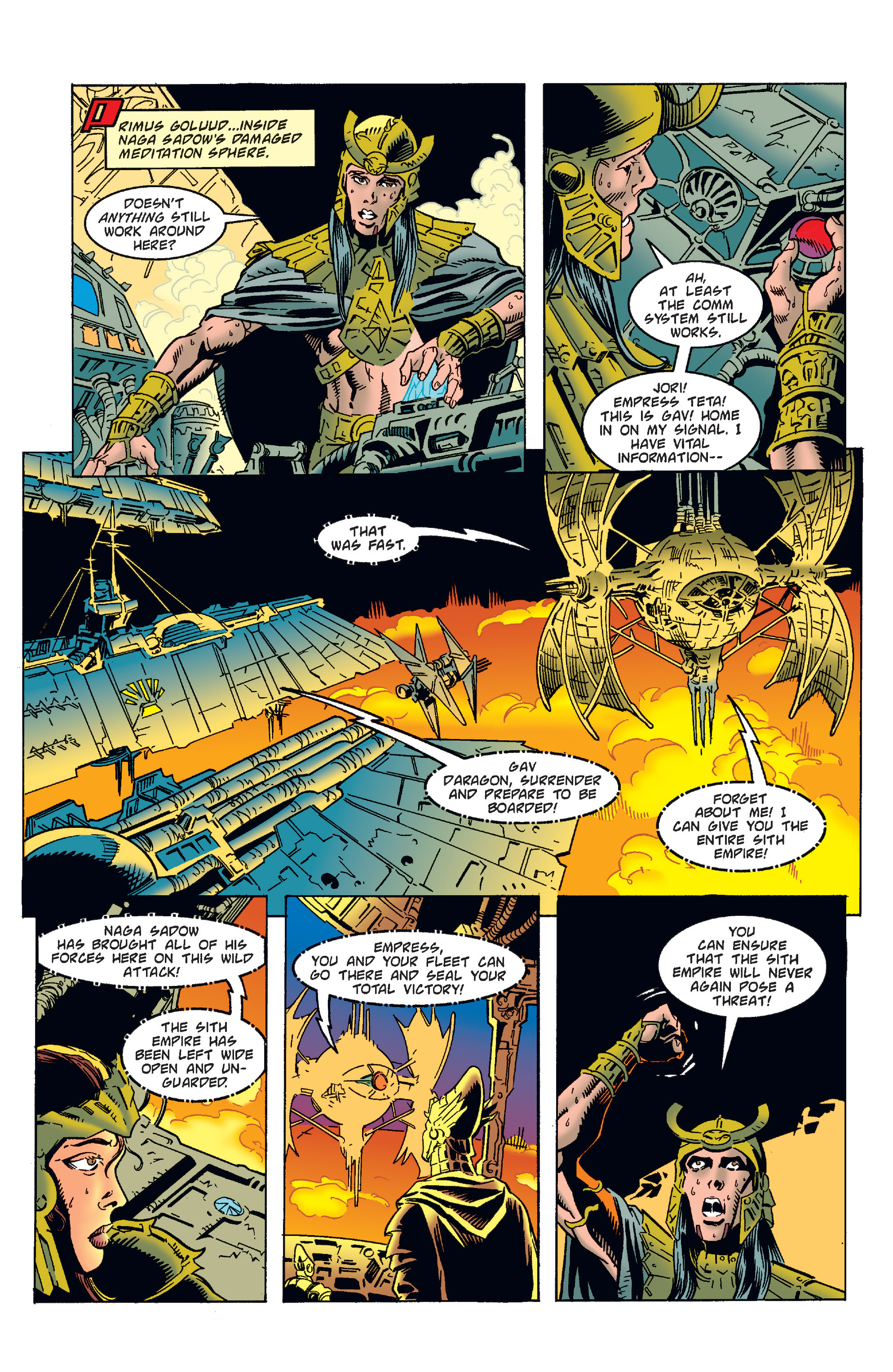 Read online Star Wars: Tales of the Jedi - The Fall of the Sith Empire comic -  Issue #4 - 23