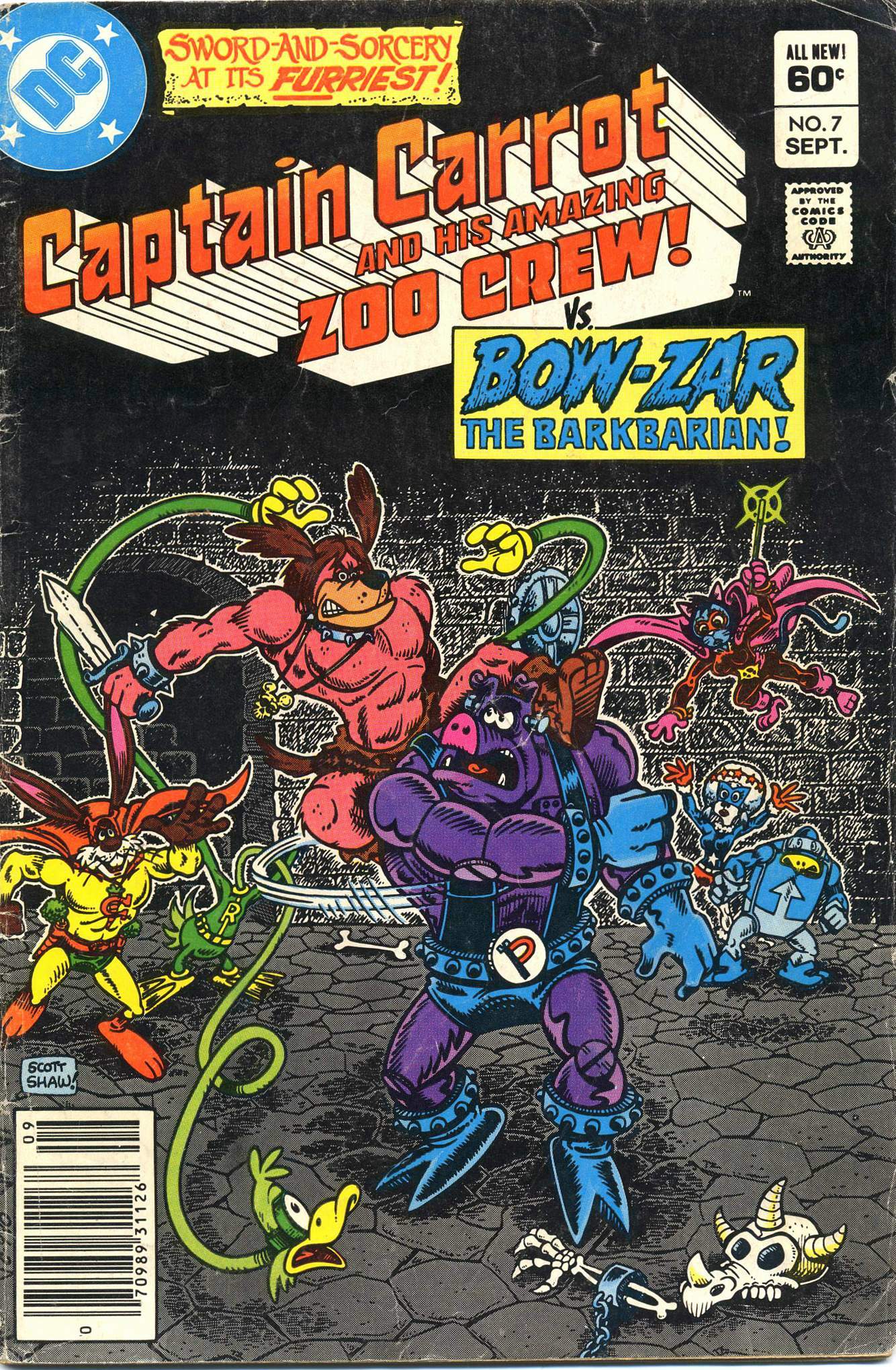 Read online Captain Carrot and His Amazing Zoo Crew! comic -  Issue #7 - 1