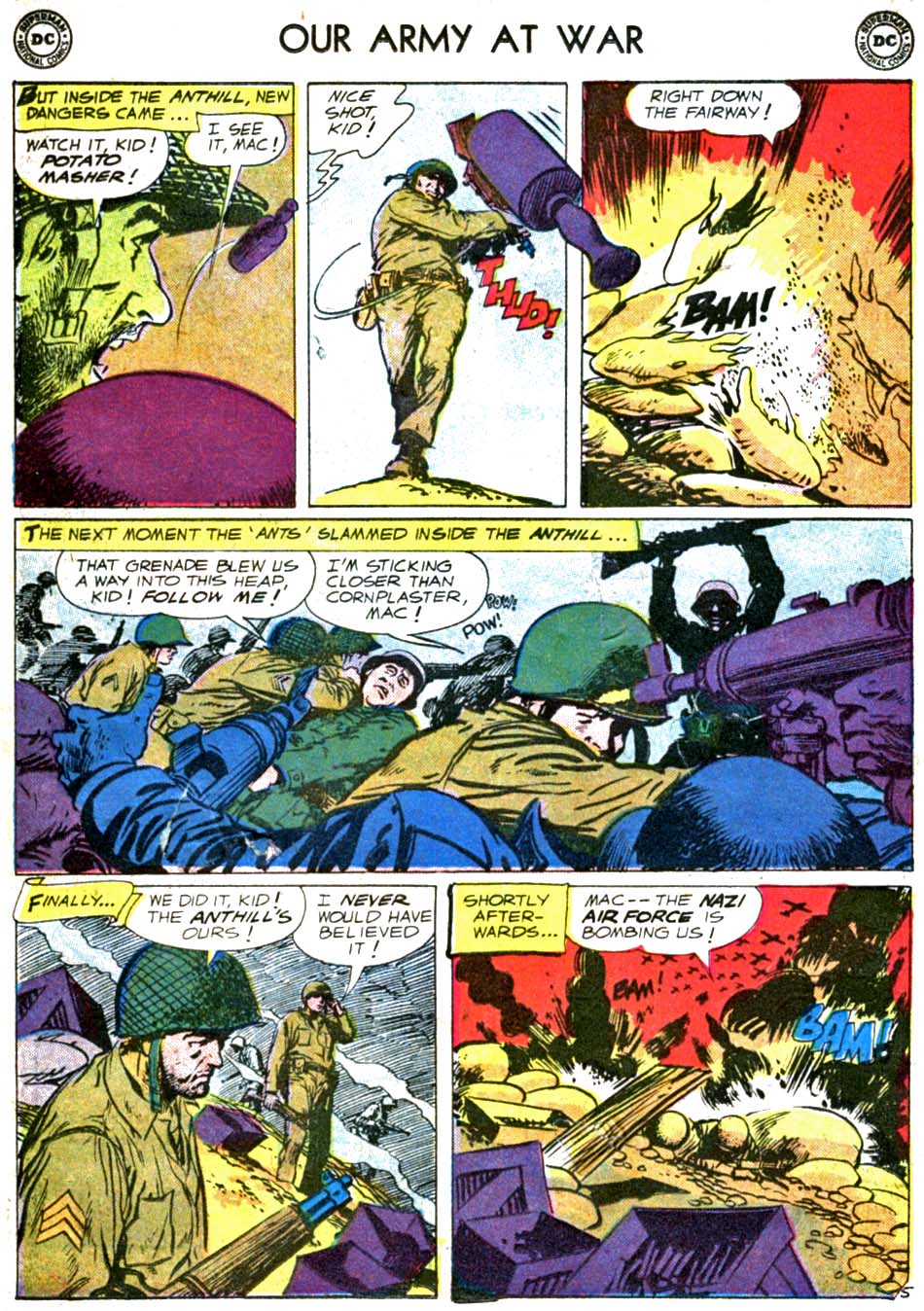 Read online Our Army at War (1952) comic -  Issue #76 - 23