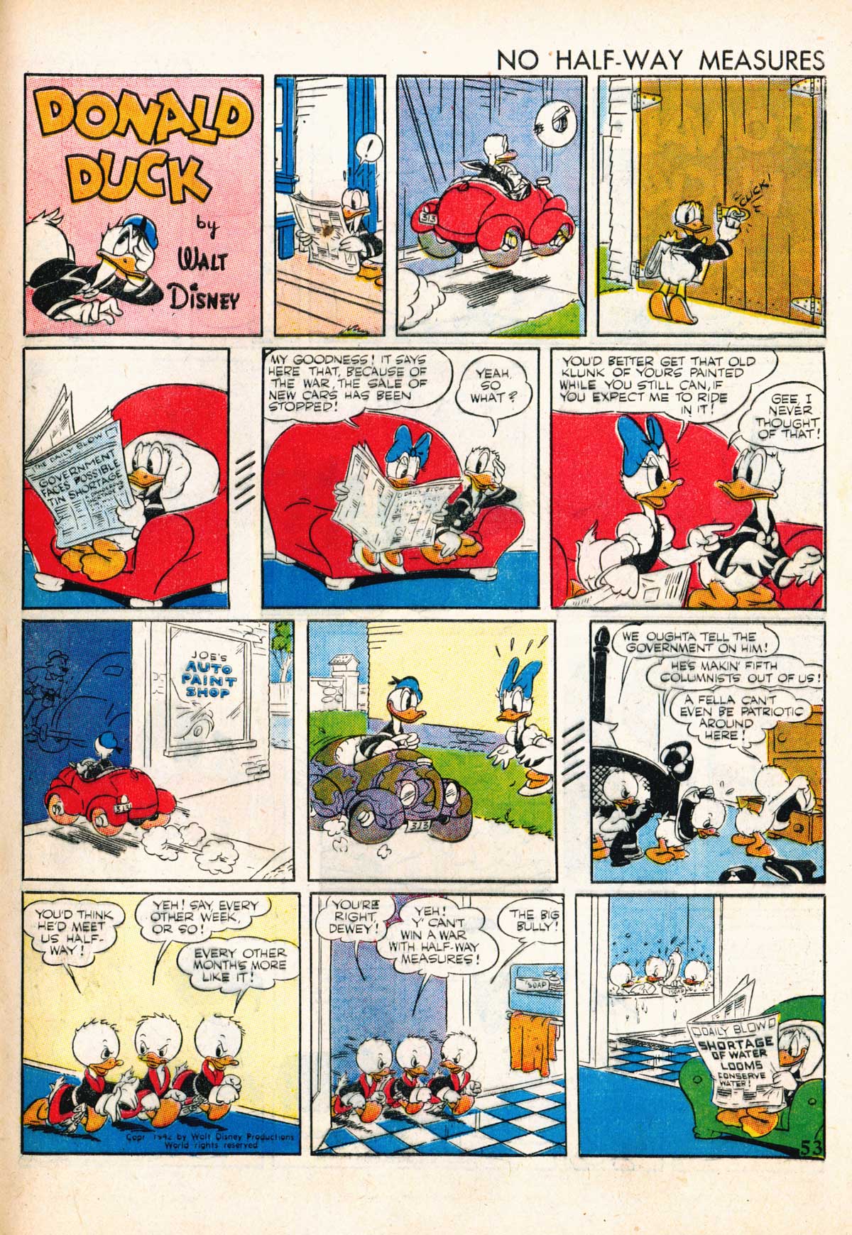 Read online Walt Disney's Comics and Stories comic -  Issue #26 - 56