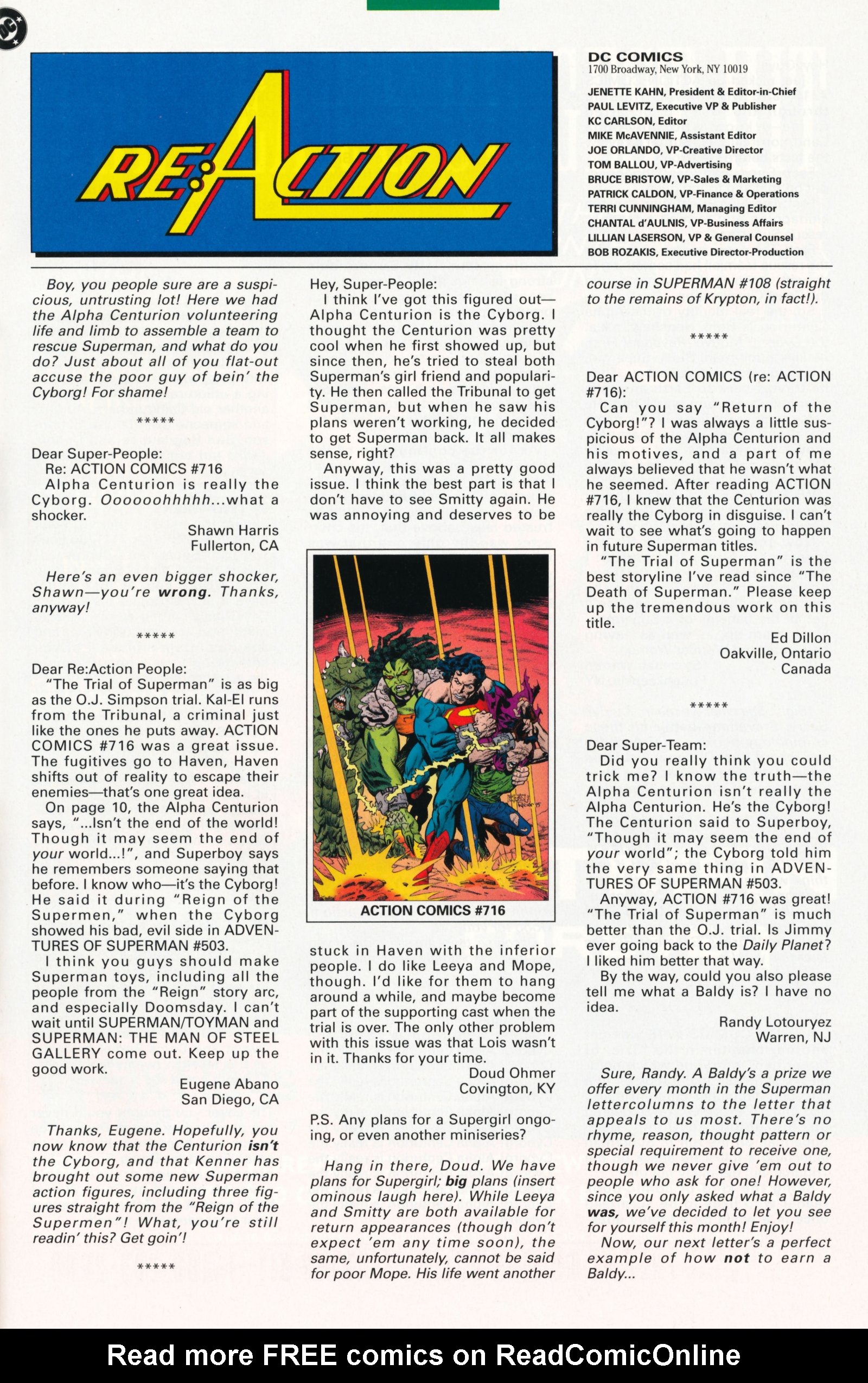 Read online Action Comics (1938) comic -  Issue #720 - 32