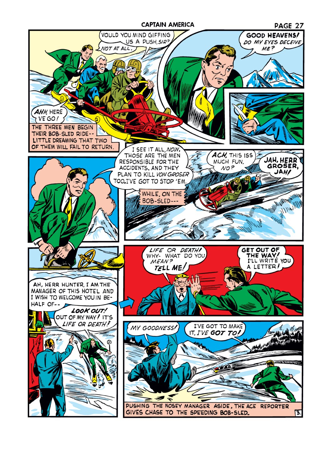 Read online Captain America Comics comic -  Issue #9 - 28