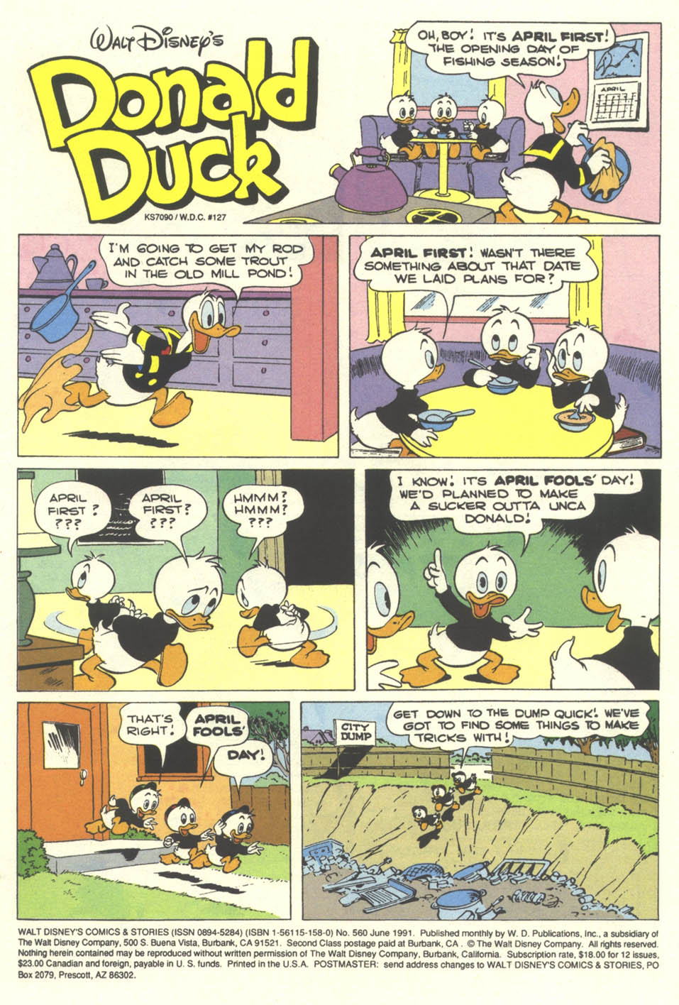 Read online Walt Disney's Comics and Stories comic -  Issue #560 - 2