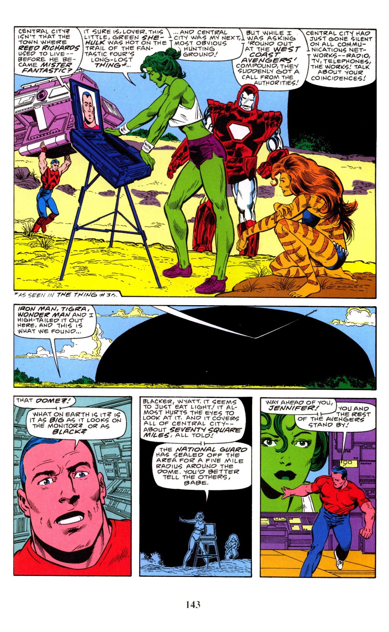 Read online Fantastic Four Visionaries: John Byrne comic -  Issue # TPB 8 - 144