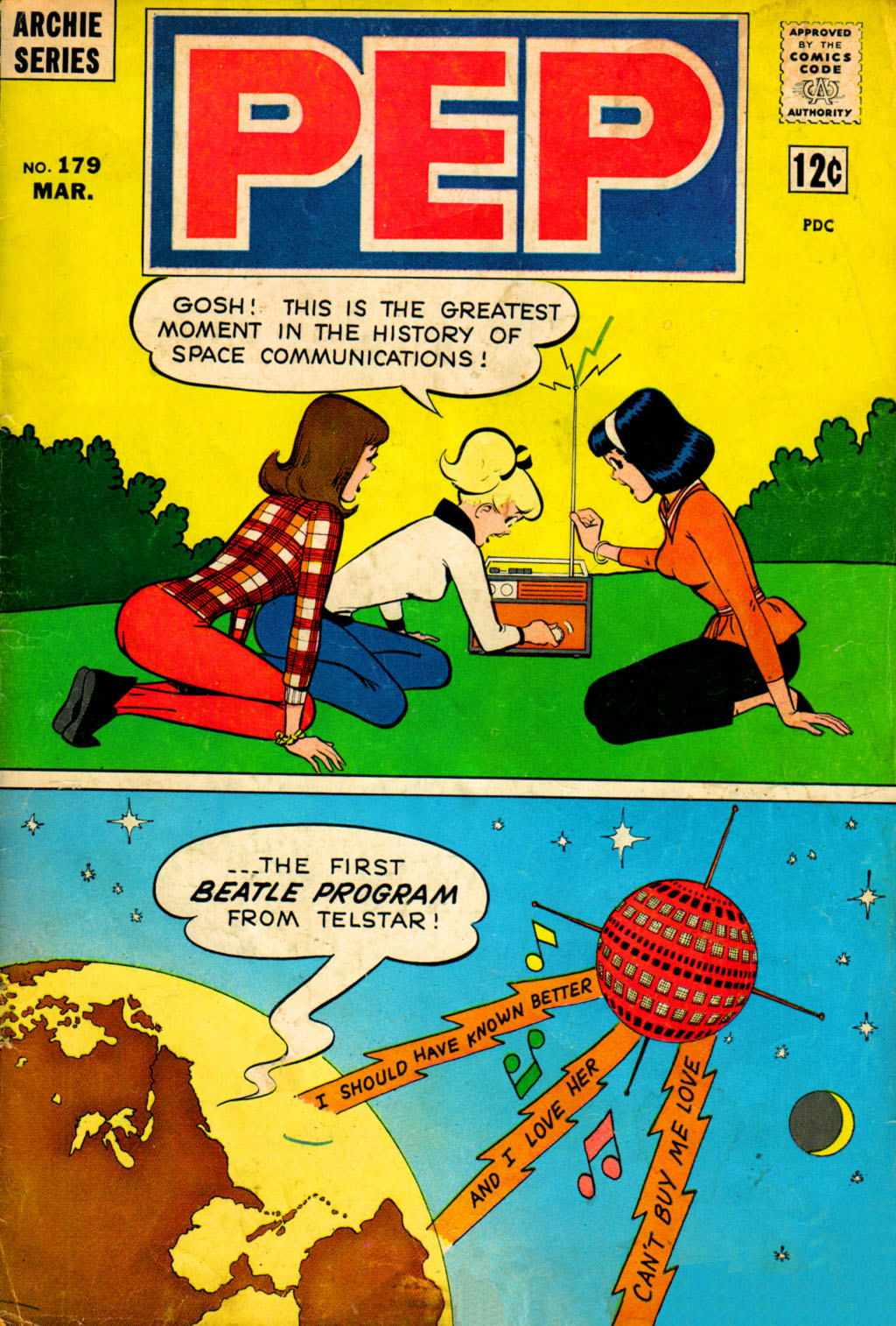 Read online Pep Comics comic -  Issue #179 - 1