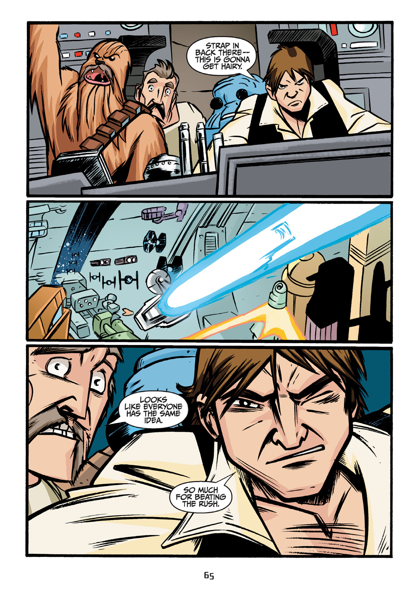 Read online Star Wars Adventures comic -  Issue # Issue Han Solo and the Hollow Moon of Khorya - 67