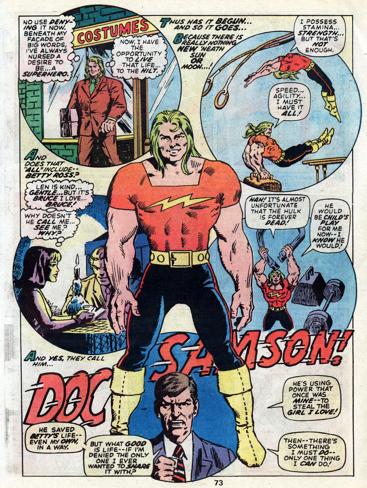 Read online Marvel Treasury Edition comic -  Issue #5 - 71