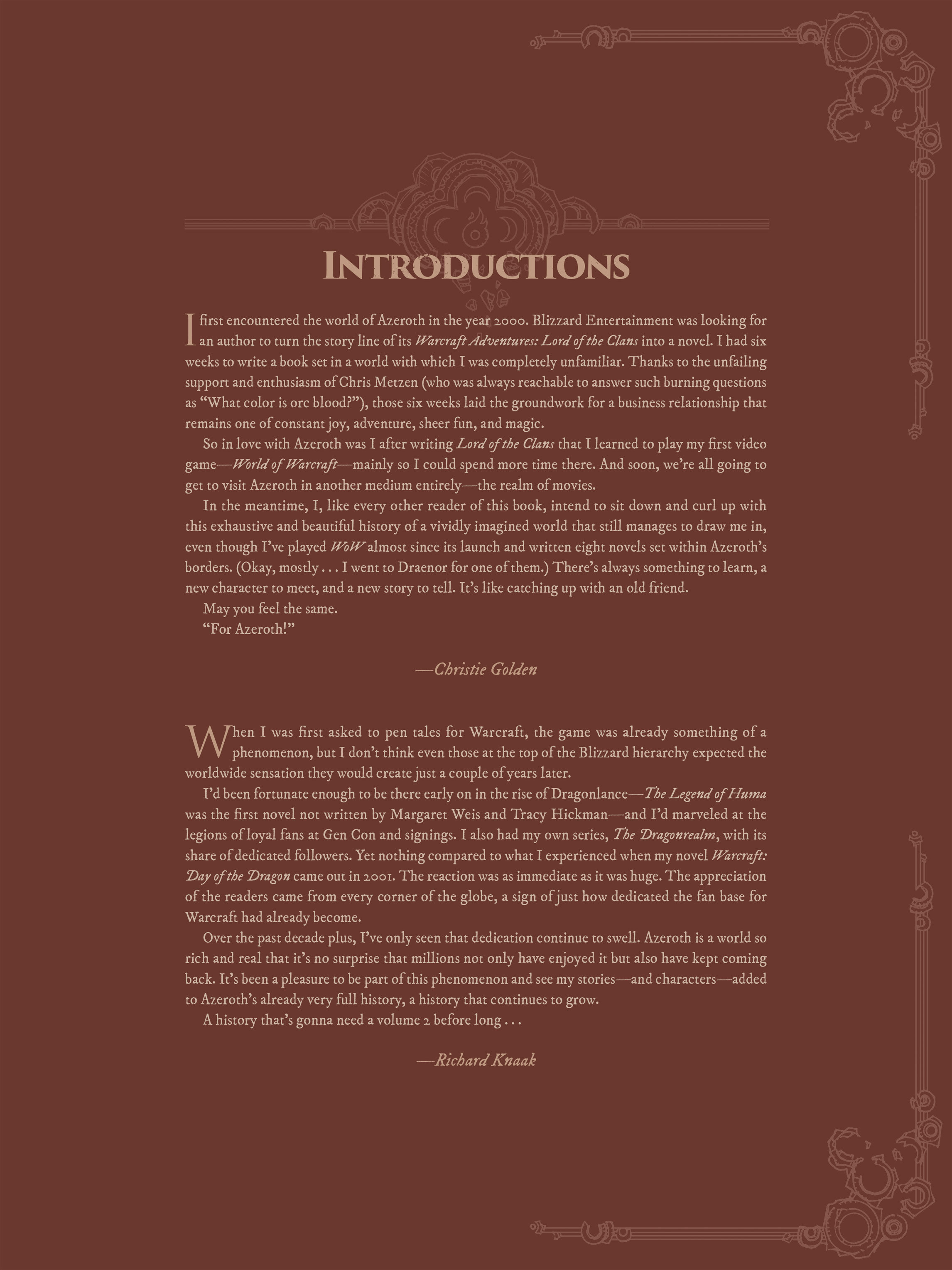 Read online World of Warcraft Chronicle Vol. 1 comic -  Issue # Full - 10