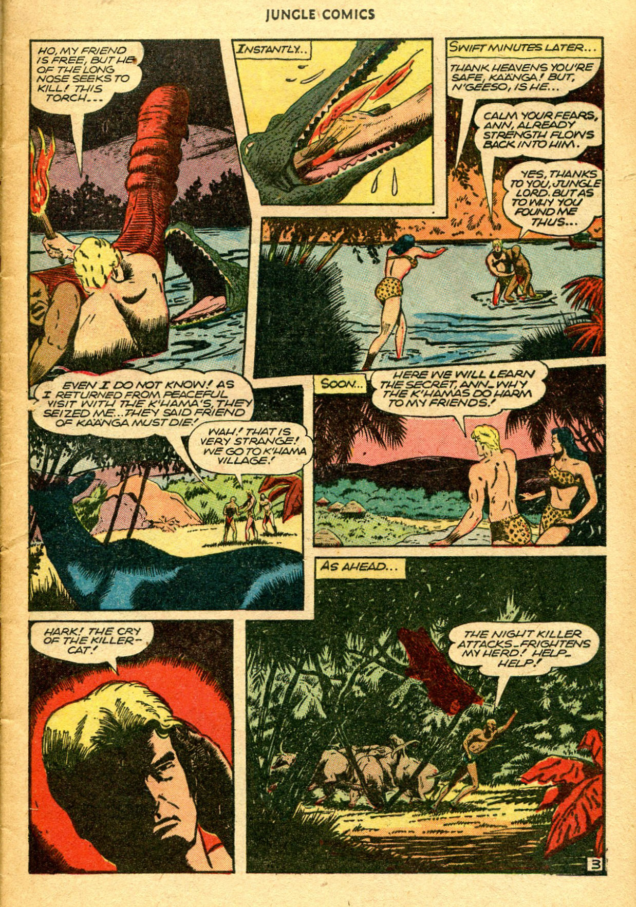 Read online Jungle Comics comic -  Issue #76 - 6