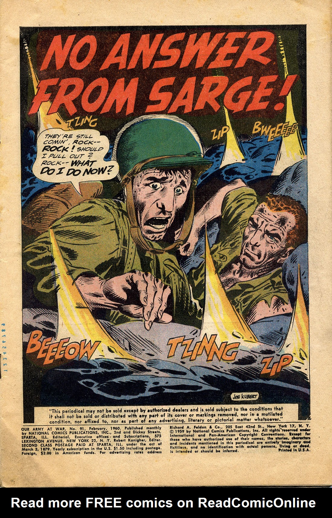 Read online Our Army at War (1952) comic -  Issue #91 - 3