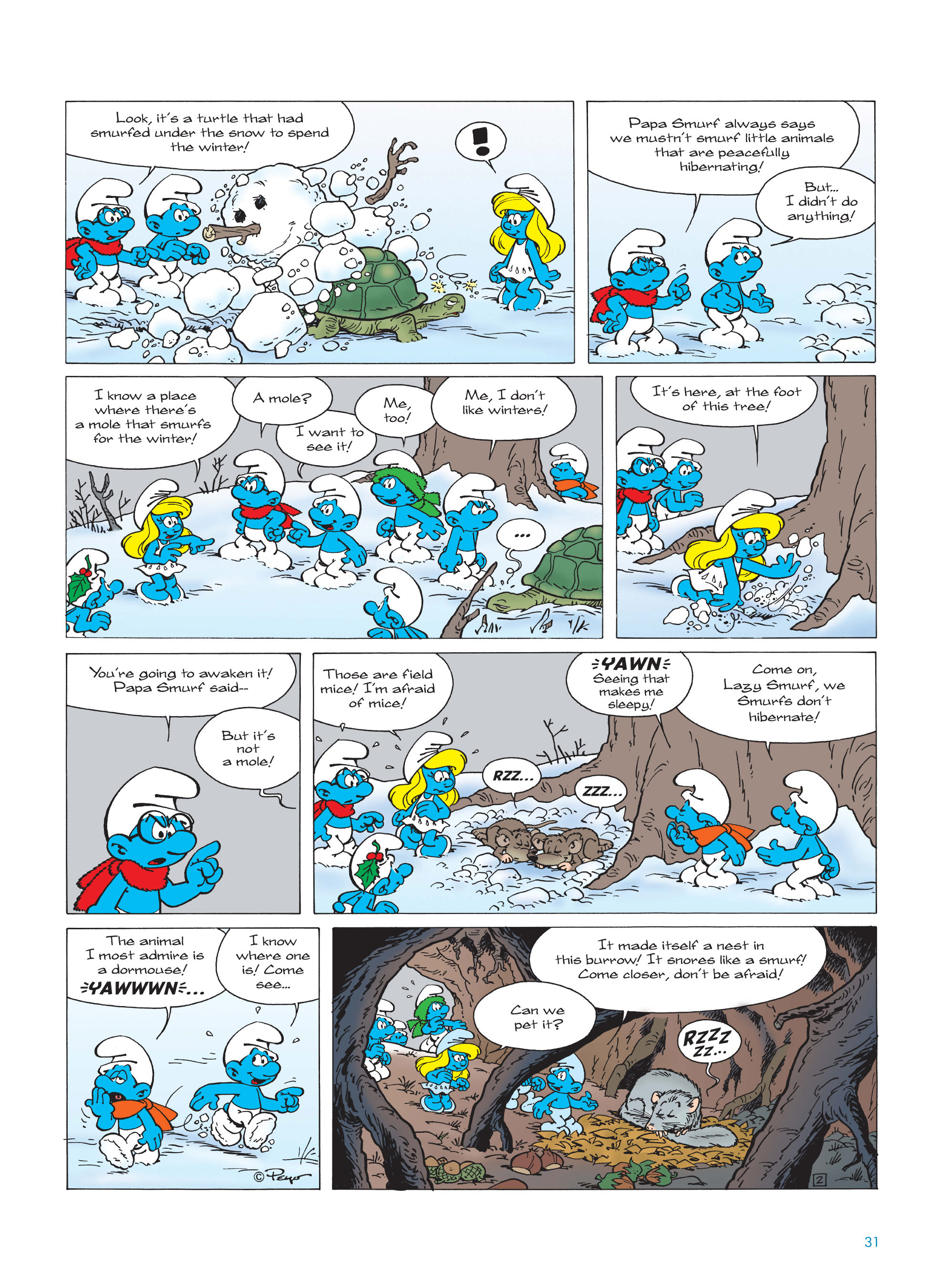 Read online The Smurfs Christmas comic -  Issue # Full - 31